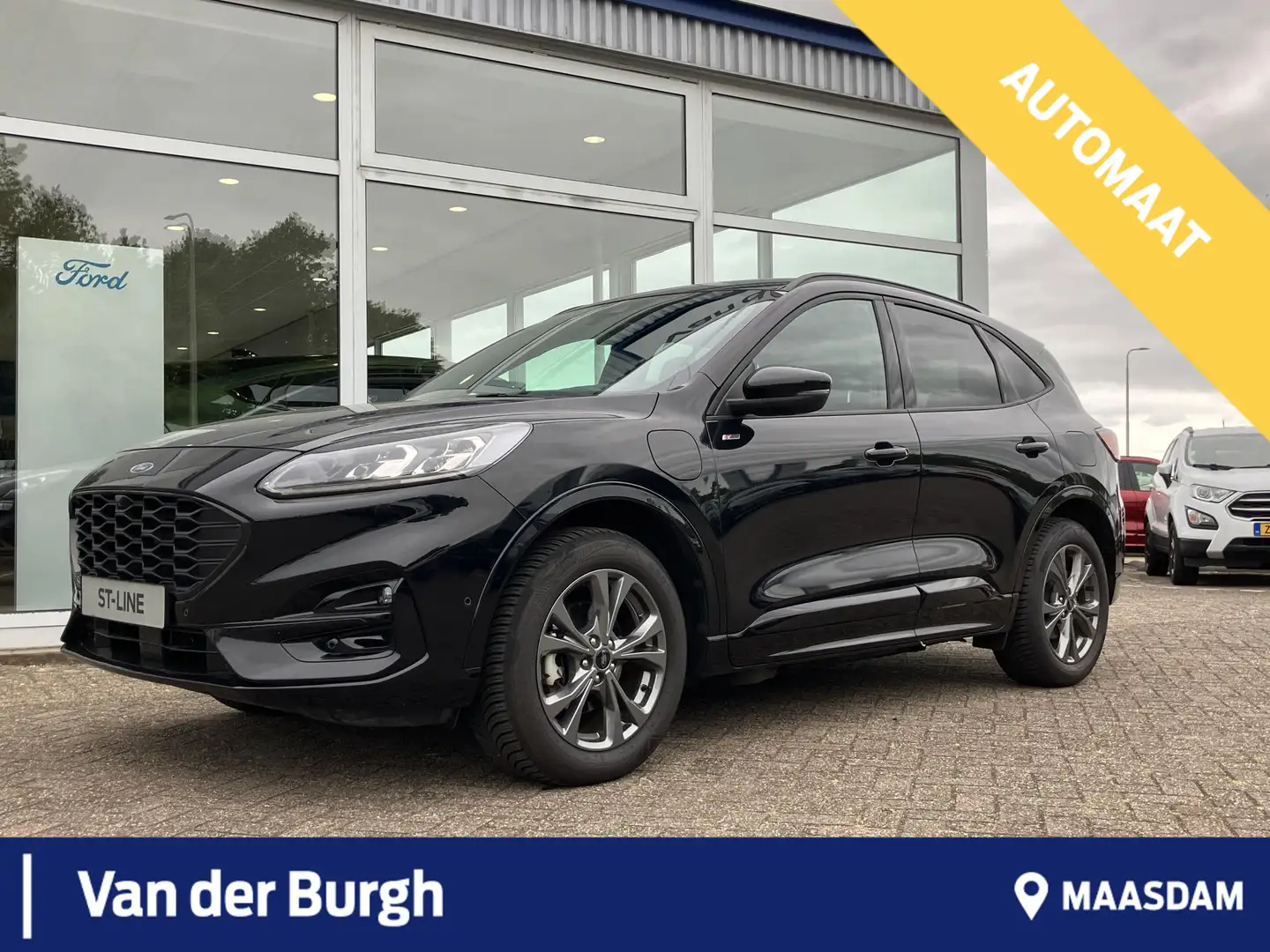 Ford Kuga ST-Line X Plug-in Hybrid 225pk e-CVT Trekhaak af f Zwart - 1