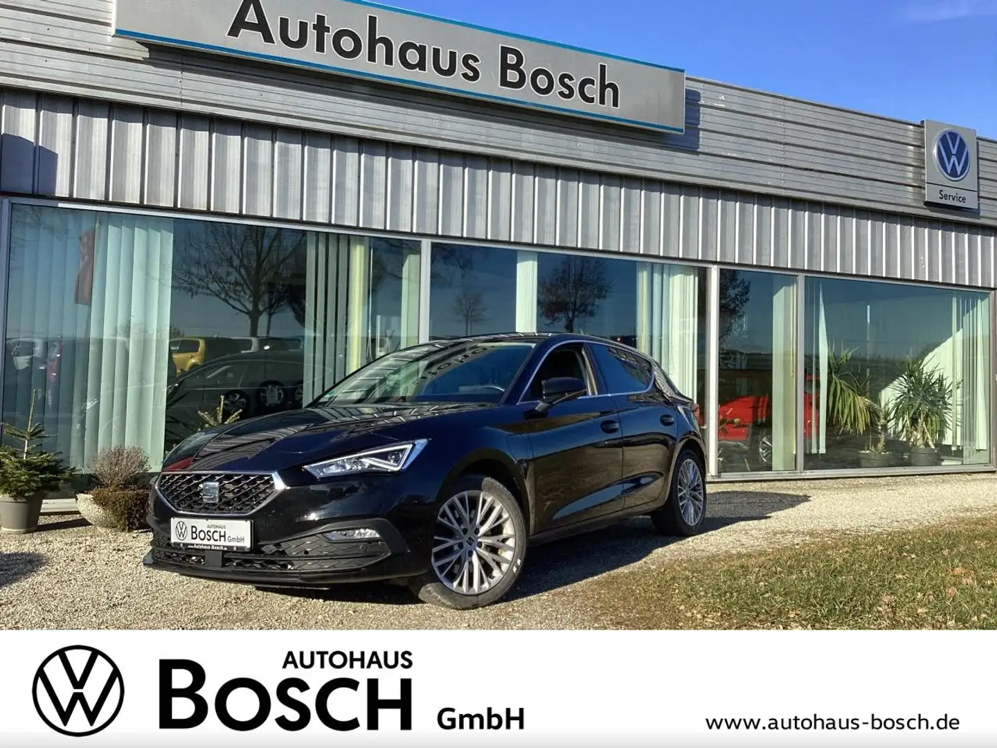 SEAT Leon 1.4 e-HYBRID Xcellence DSG ACC LED Navi Klima Negro - 1