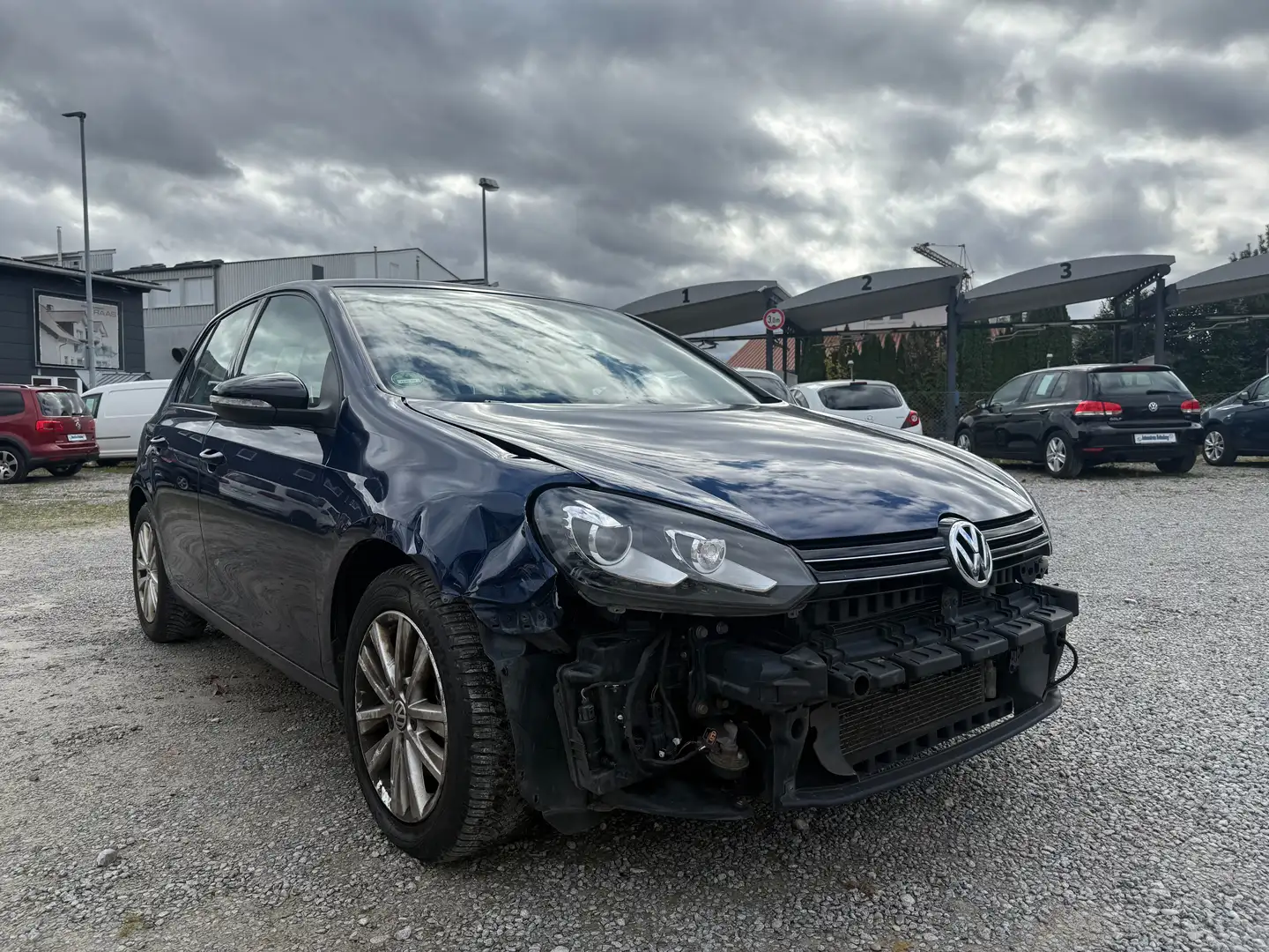 Volkswagen Golf Style - 1. HAND - FRONTSCHADEN - VOLL FAHRBEREIT - Blau - 1