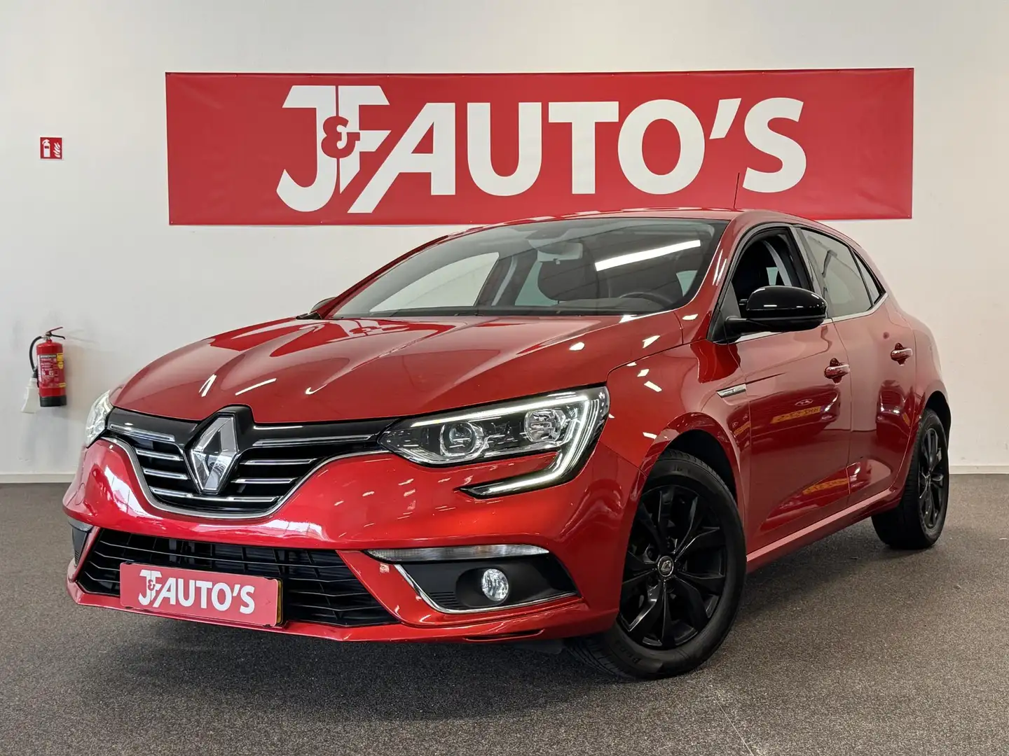 Renault Megane 1.3 TCe Limited NAVIGATIE, ECC AIRCO, STOELVERWARM Rood - 1