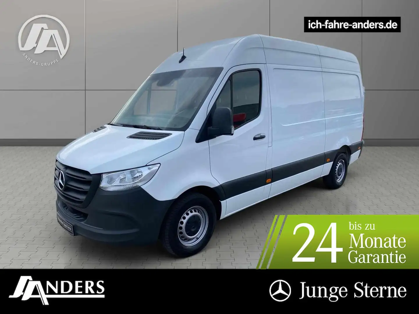 Mercedes-Benz Sprinter 319 Kasten L2H2 Klima*Tempo*V6*AHK 3,5t Weiß - 1