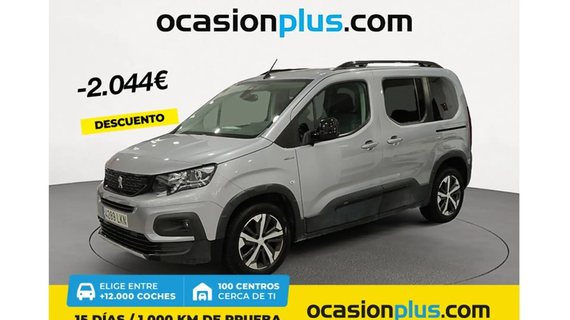 Peugeot Rifter 1.5BlueHDi S&S Standard GT Line 100 Zilver - 1