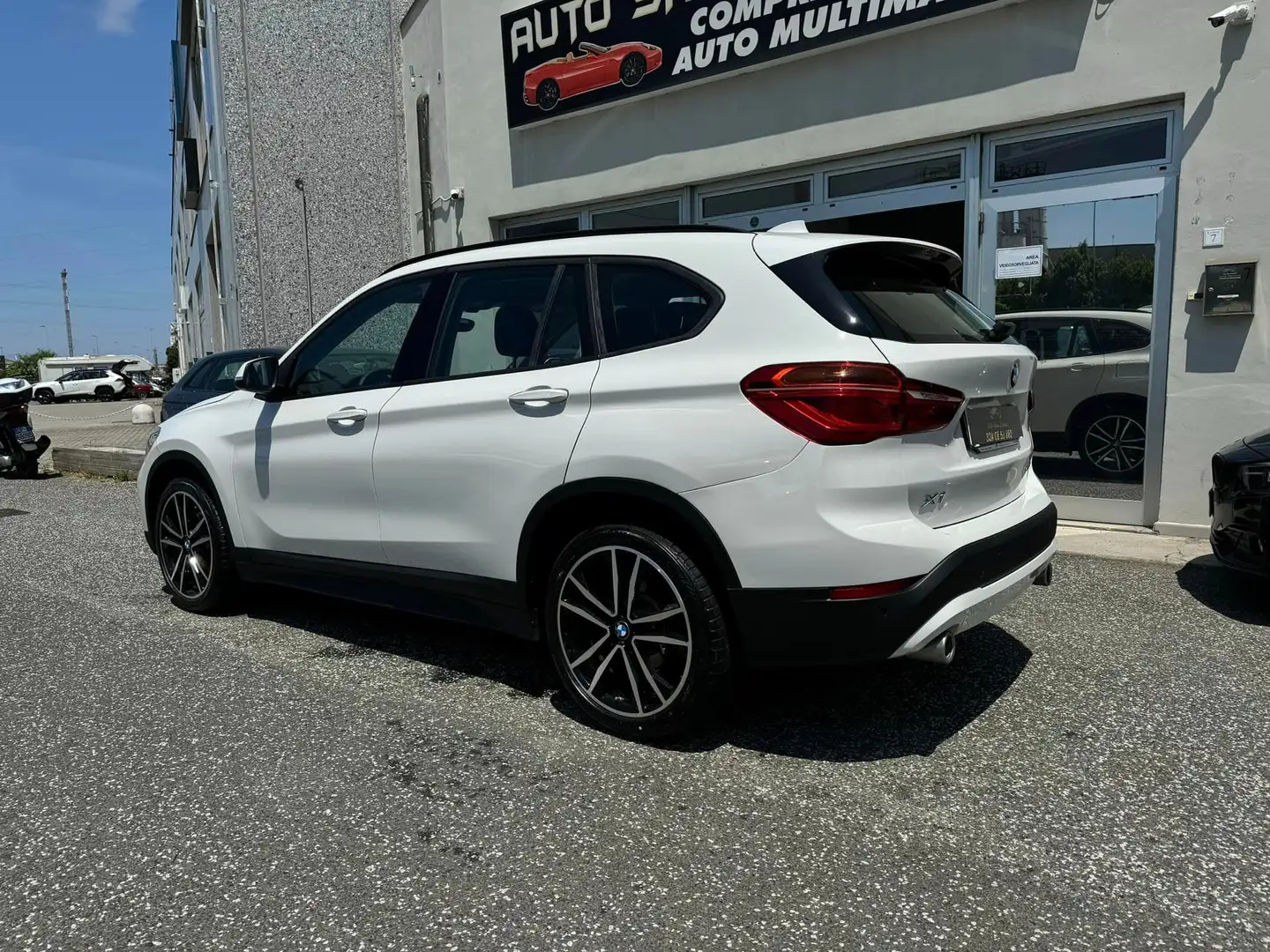 BMW X1 X1 sdrive18d Msport Bianco - 2