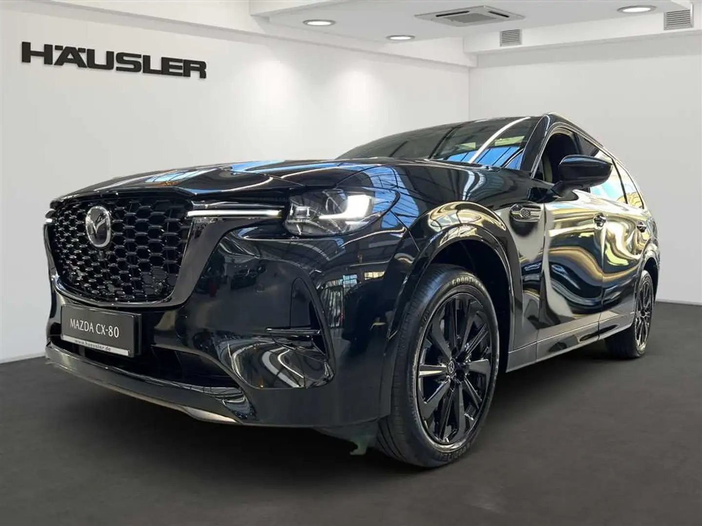 Mazda CX-80 Homura Plus 6-Sitzer D-254 mit Nappa-Leder, Bose, Schwarz - 1