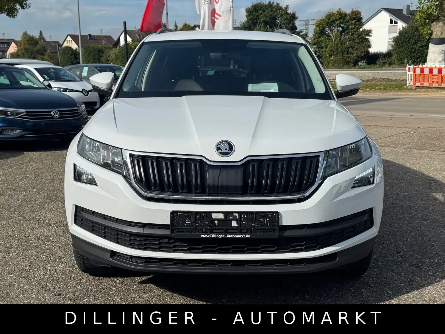 Skoda Kodiaq 2.0 TDI DSG Ambition AHK Leder Navi Temp. Blanc - 2