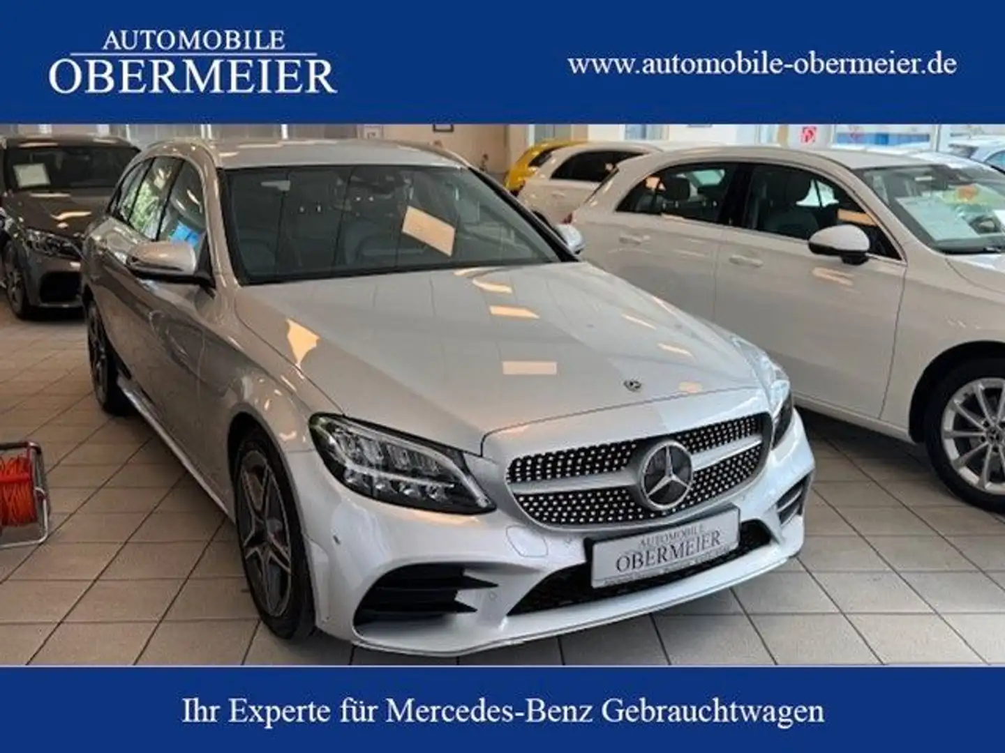 Mercedes-Benz C 300 T d 9G-Tr DAB AHK SHZ LED CarPlay Ambiente Silber - 1