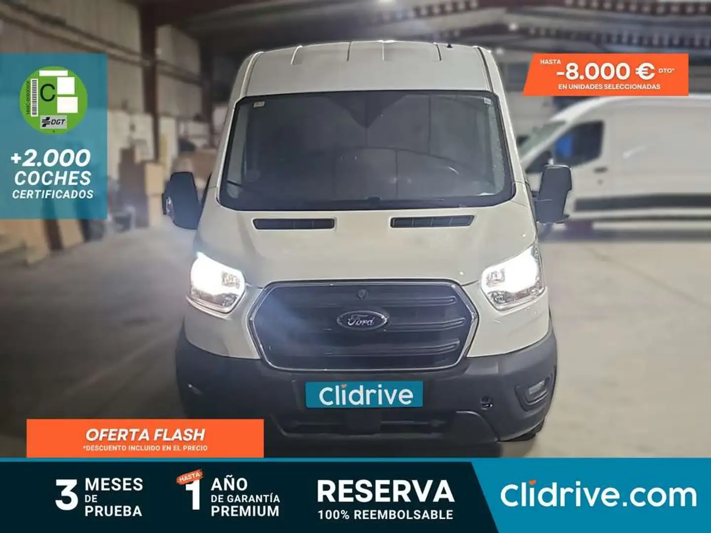 Ford Transit 350 125kW L2H2 Van Trend AWD Blanc - 1