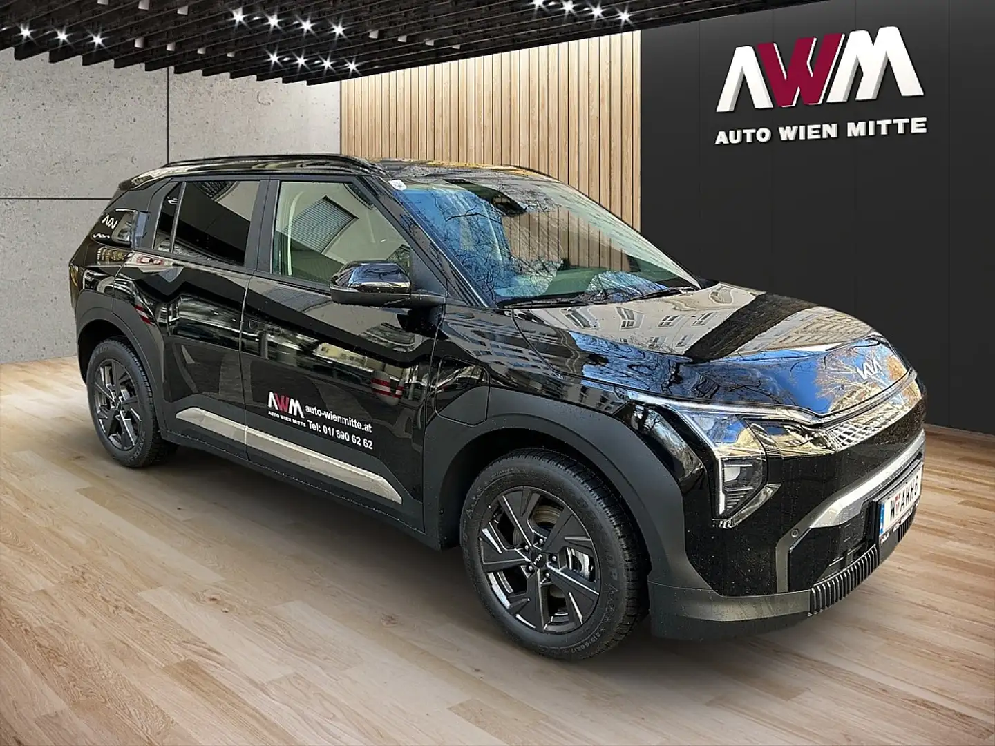 Kia EV3 FWD 81,4kWh Long Range Earth| AUTO WIEN MITTE Negro - 1