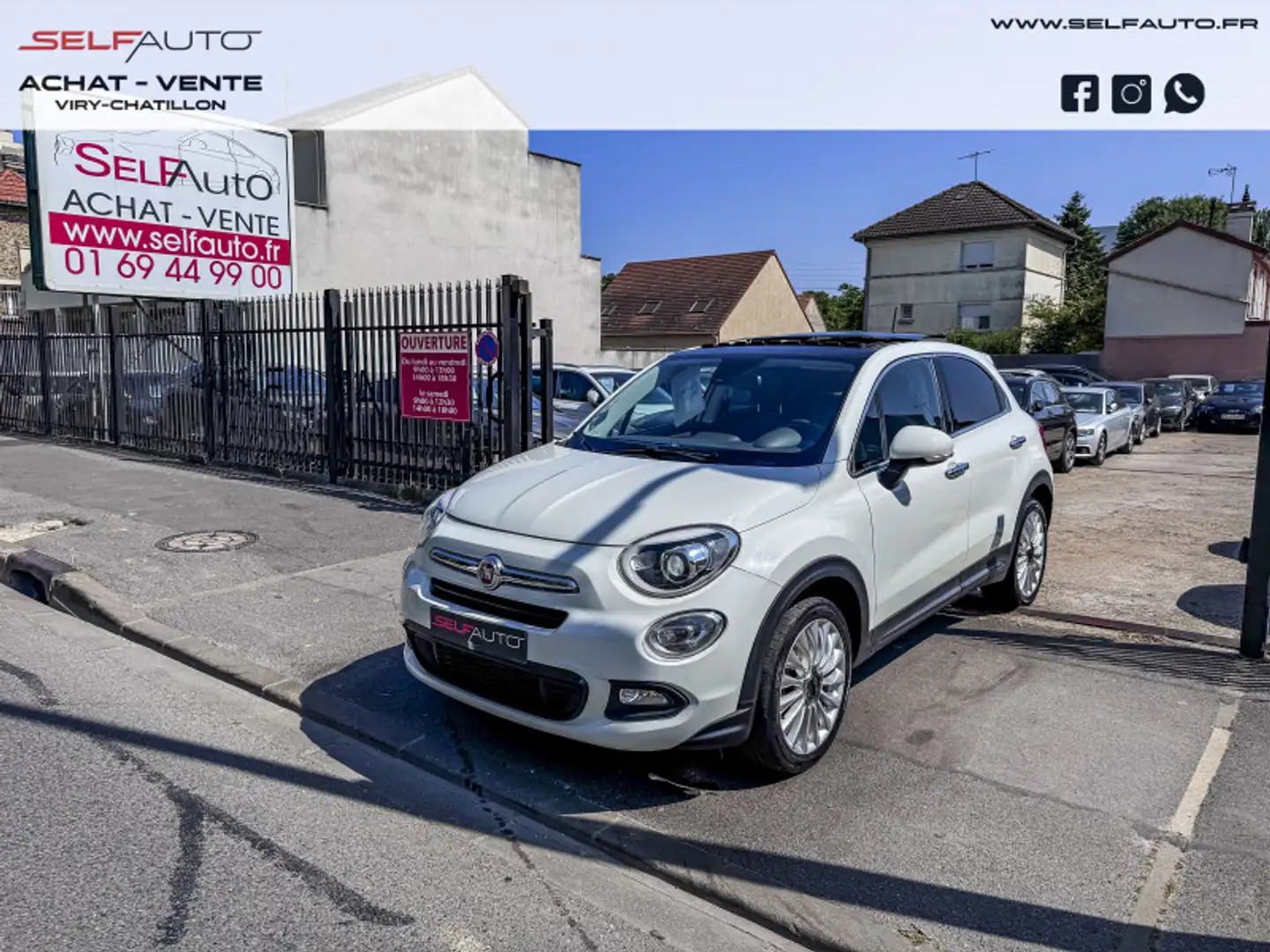 Fiat 500X 1.4 MULTIAIR 16V 140CH LOUNGE Blanc - 1