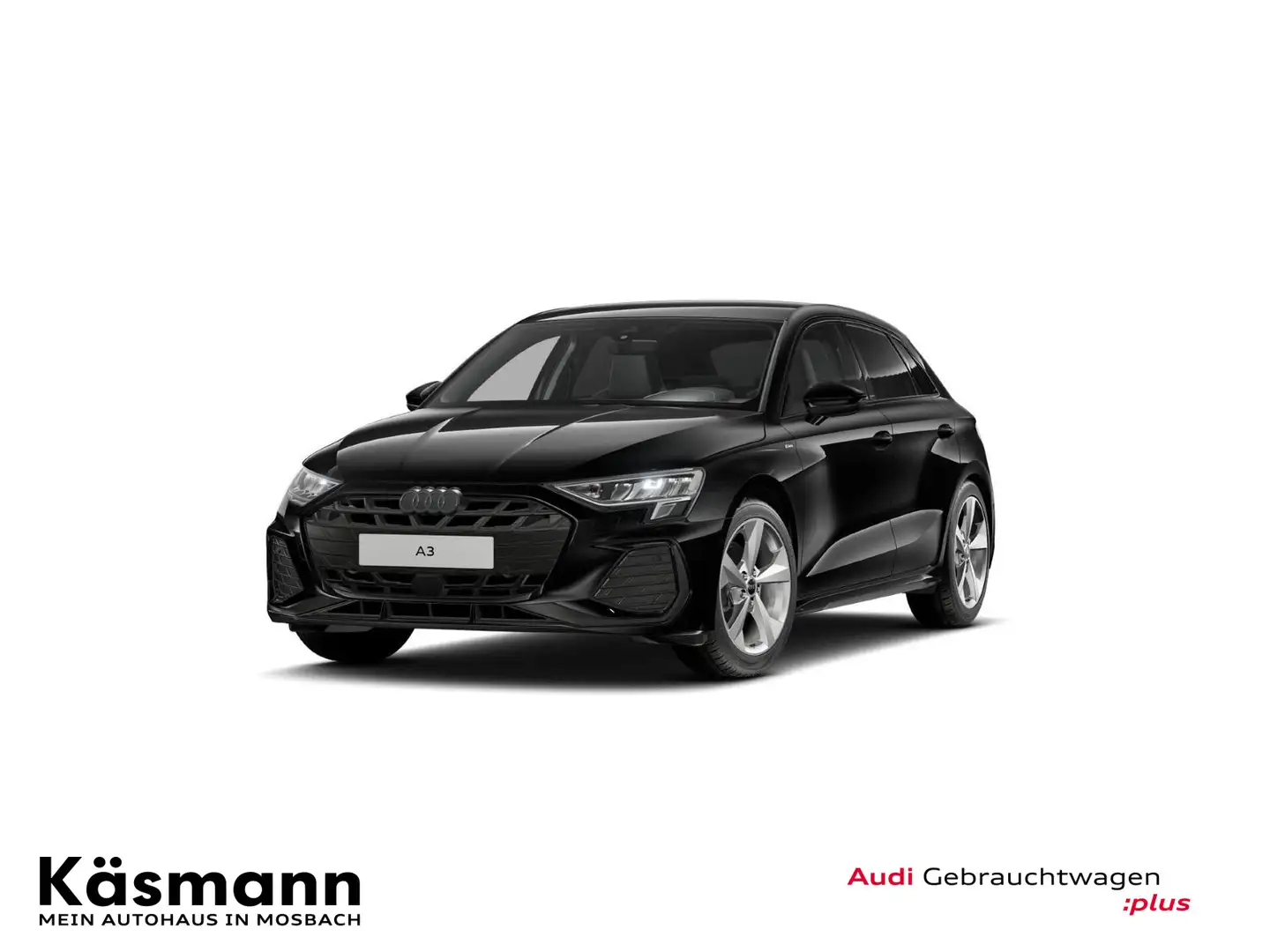 Audi A3 S line 35TFSI ACC NAV KAM SHZ Schwarz - 2