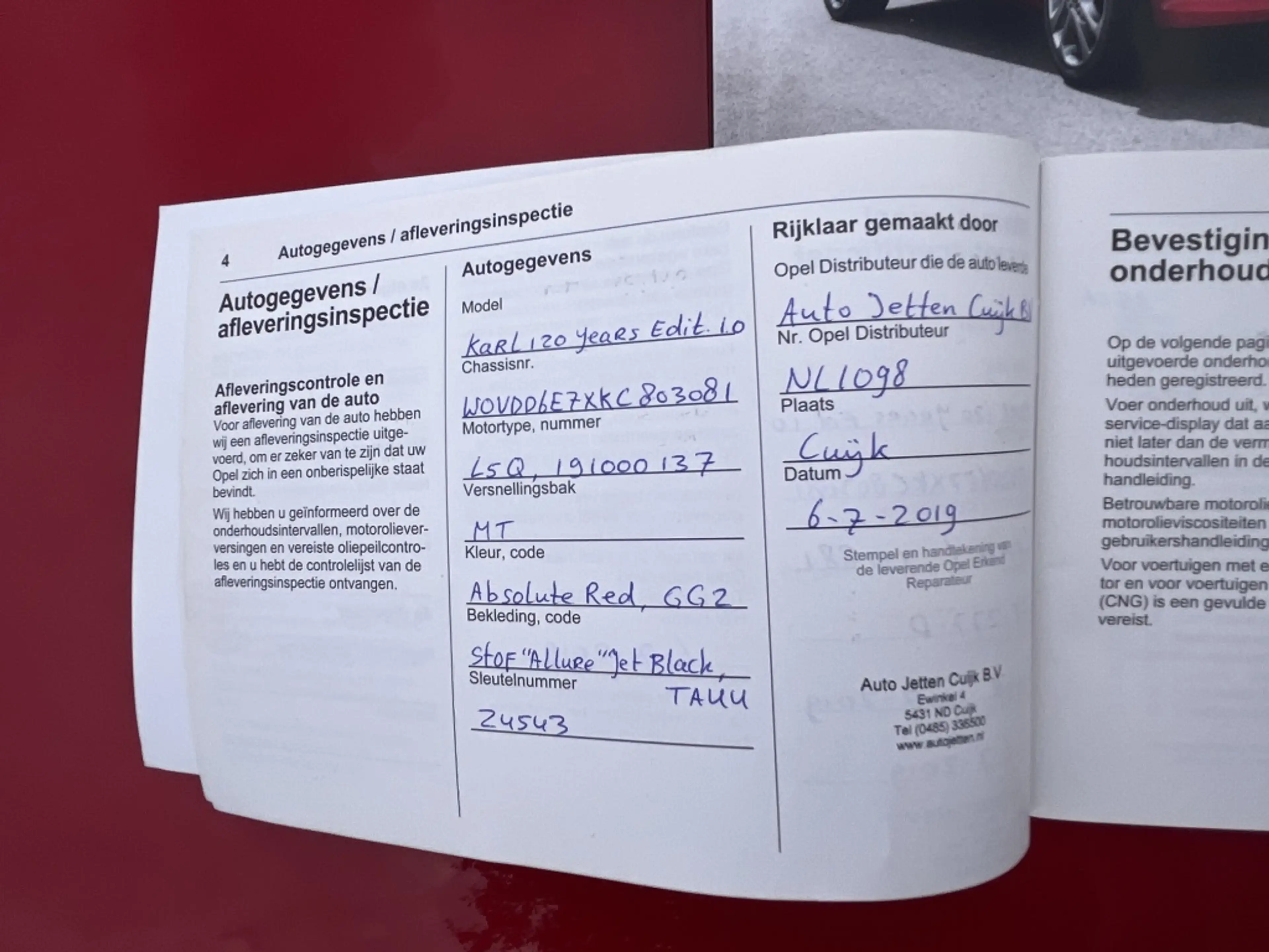 Opel Karl 1.0 120 Jaar Ed. #RIJKLAAR# | Sensoren | 4 Seasons — photo 22