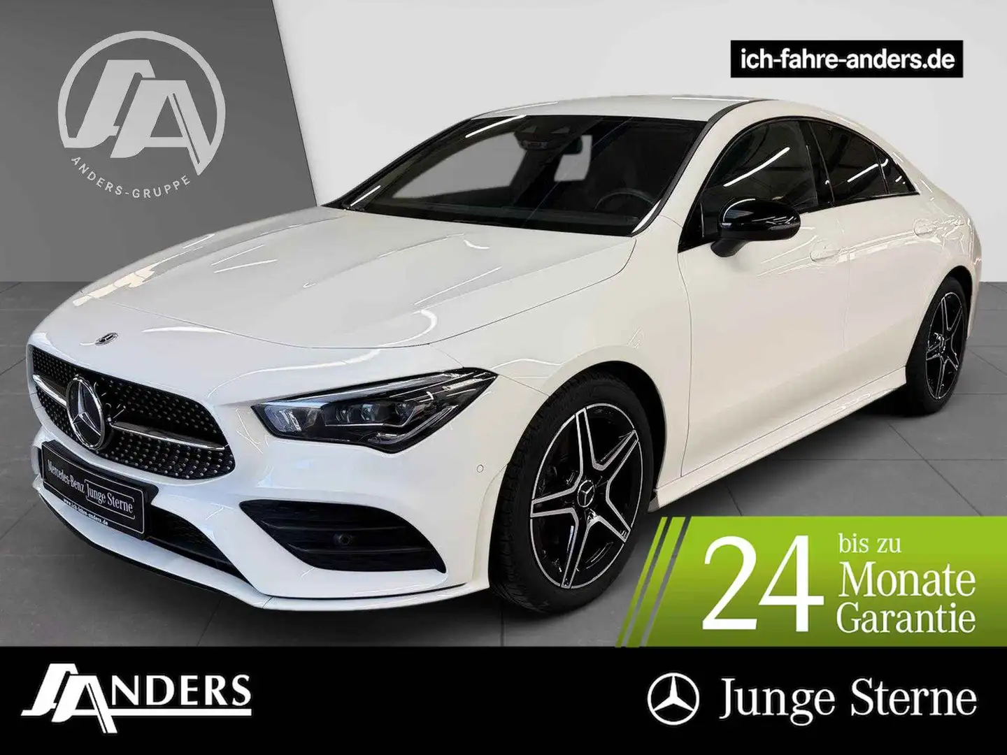 Mercedes-Benz CLA 200 AMG+MBUX+Night+Kam+M-BEAM+SHZ+PDC+Apple Weiß - 1