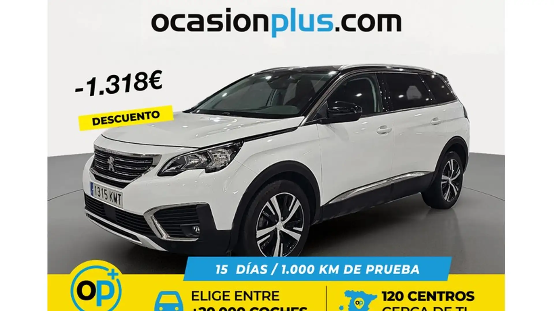 Peugeot 5008 1.2 PureTech S&S Allure 130 Blanc - 1