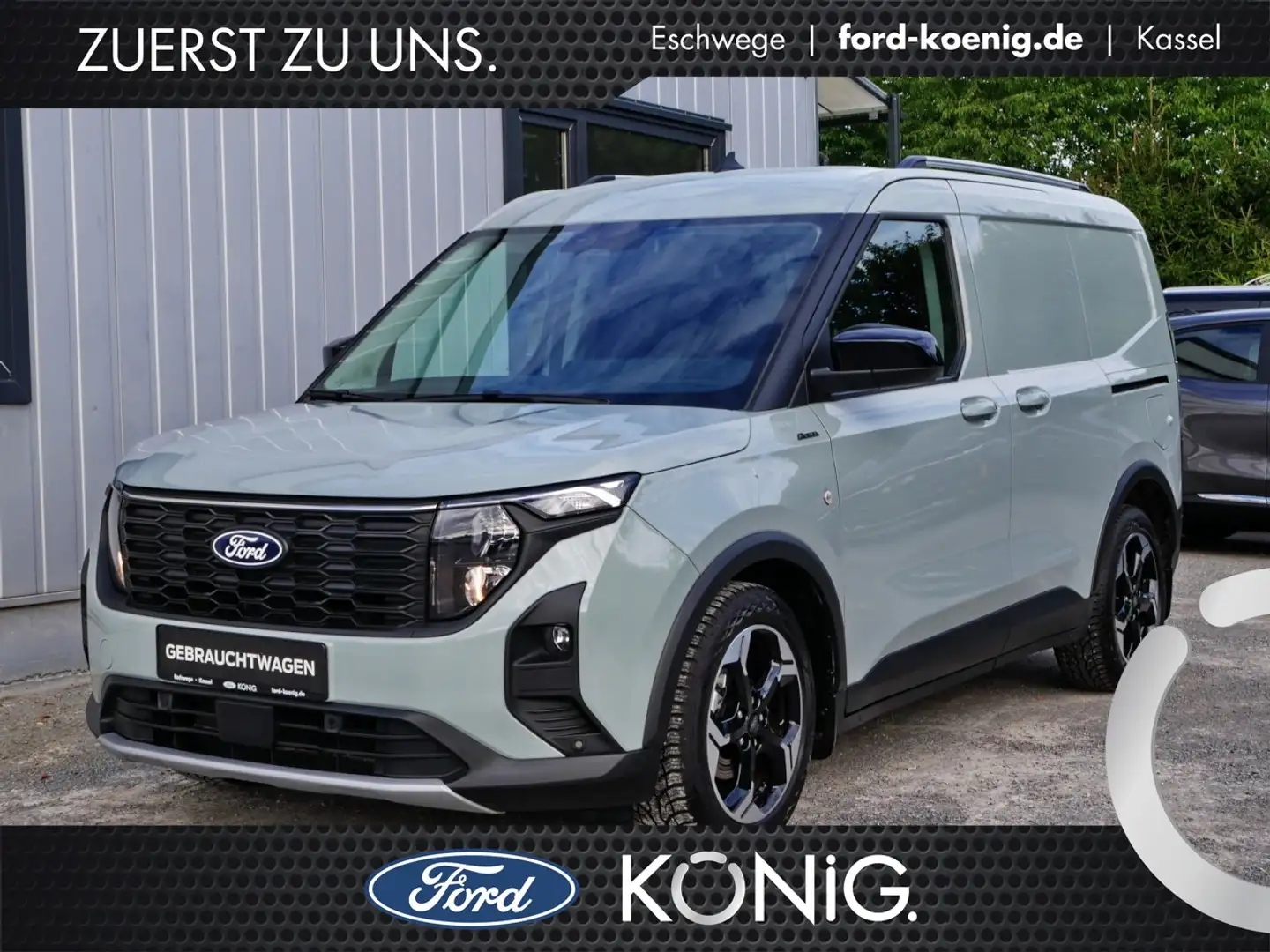 Ford Transit Courier Active 1.5 EcoBlue ACC+SHZ+Navi Klima Navi Gris - 1