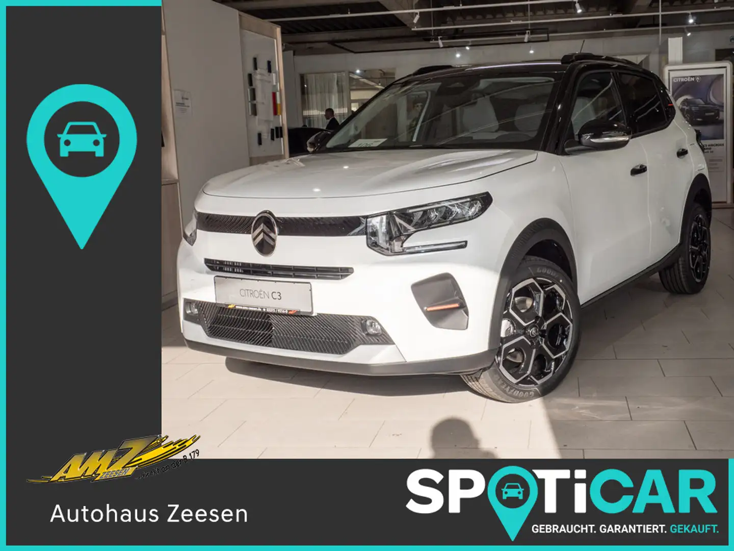 Citroen C3 Turbo 100 Stop&Start MAX KAMERA NAVI HUD White - 1