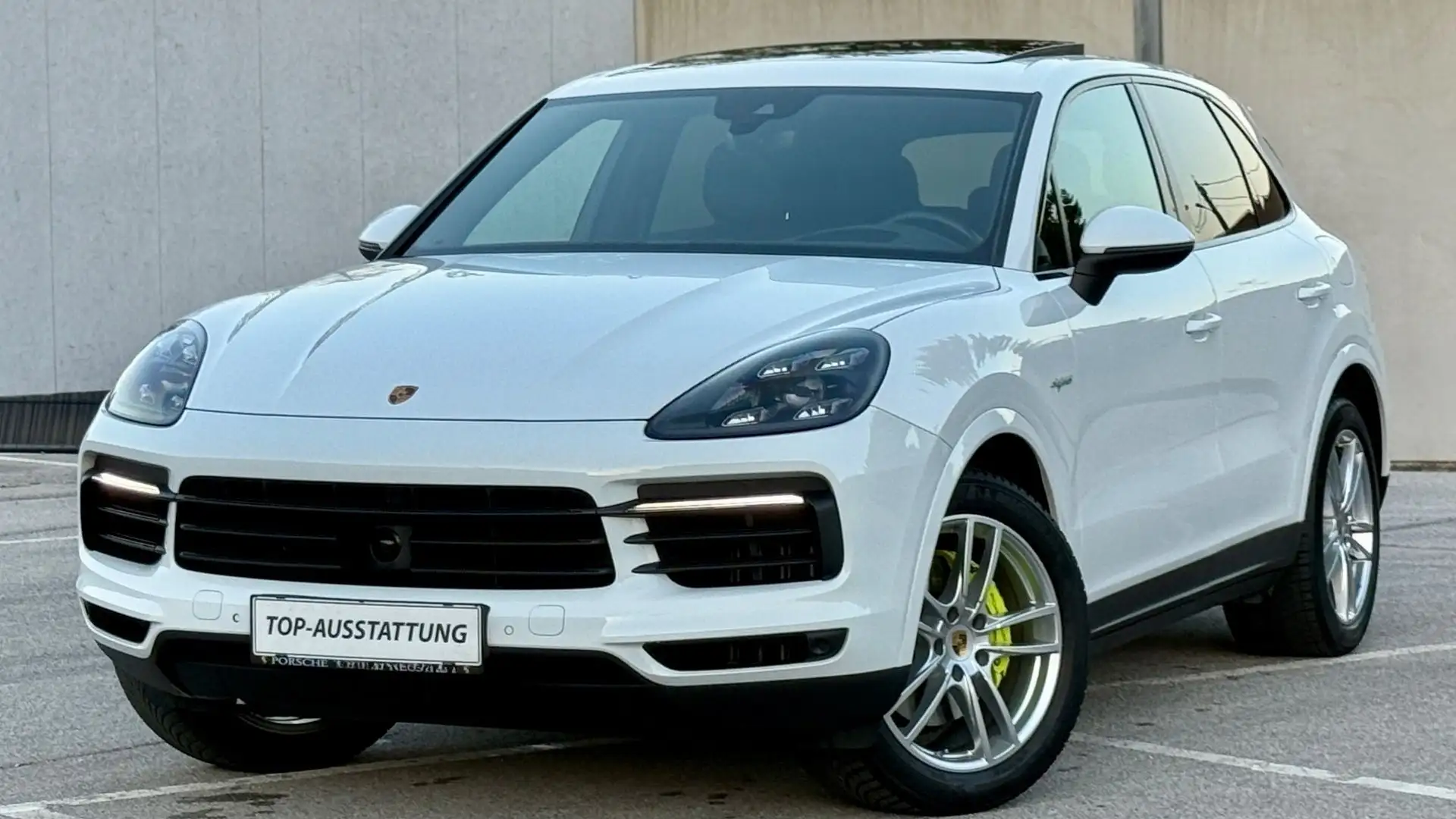 Porsche Cayenne III E-Hybrid *TOP-Ausstattung +1 Besitz Head Up P Weiß - 1