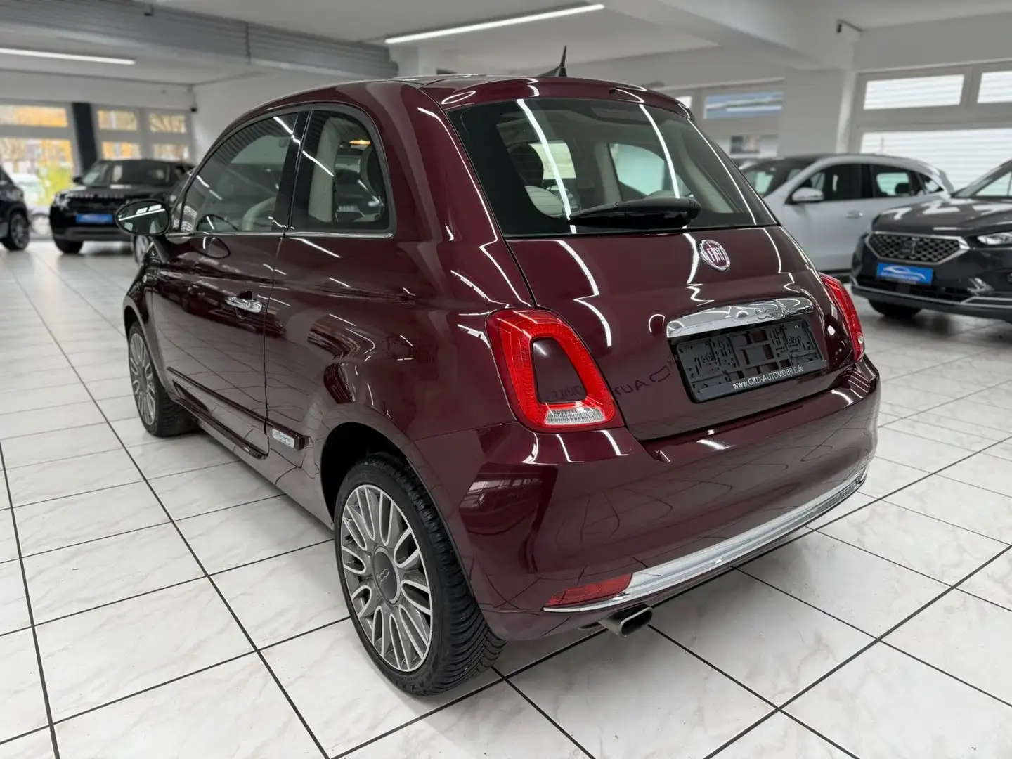 Fiat 500 *Pano*Navi*Klimaauto*DAB* Rouge - 2