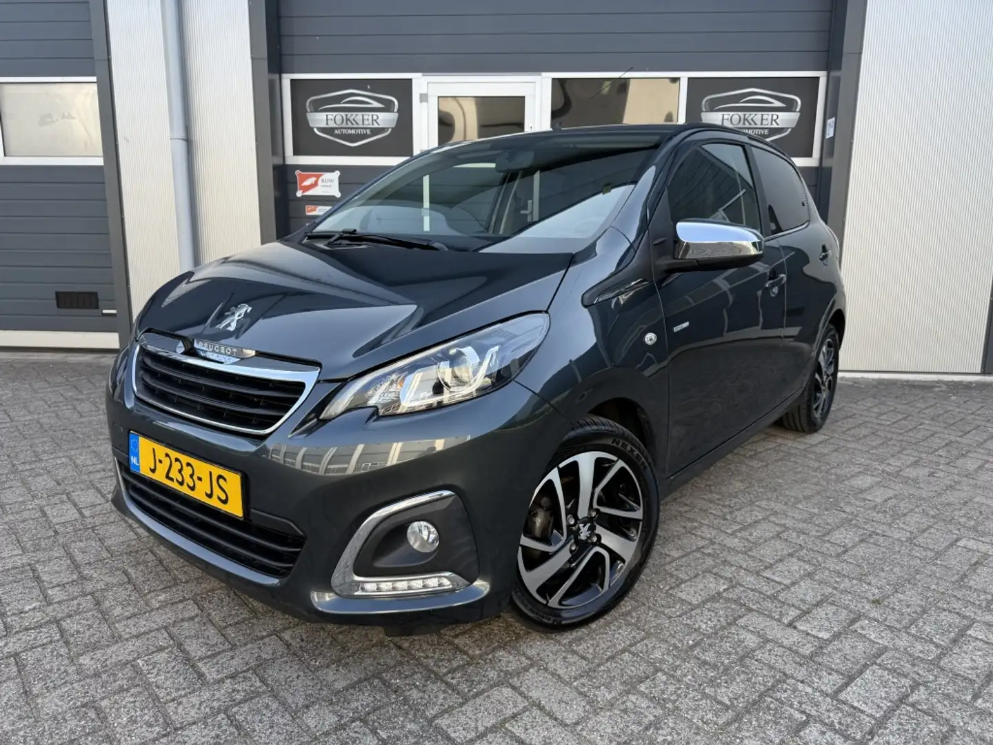 Peugeot 108 1.0 e-VTi Allure Automaat 5drs Airco 15" lichtmeta Gris - 1