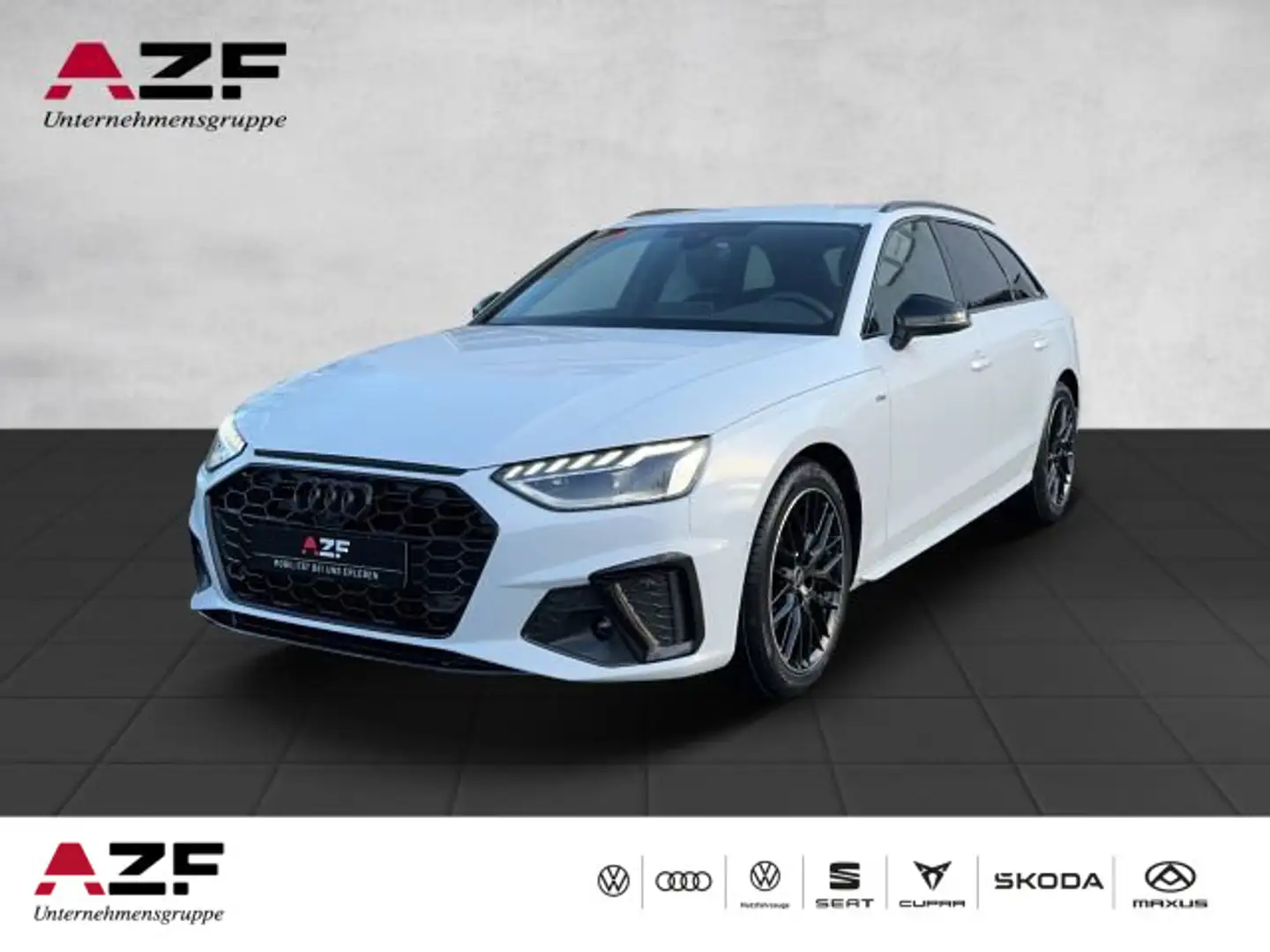 Audi A4 35 TDI S tronic S line AHK+NAVI+ACC+LED Weiß - 1