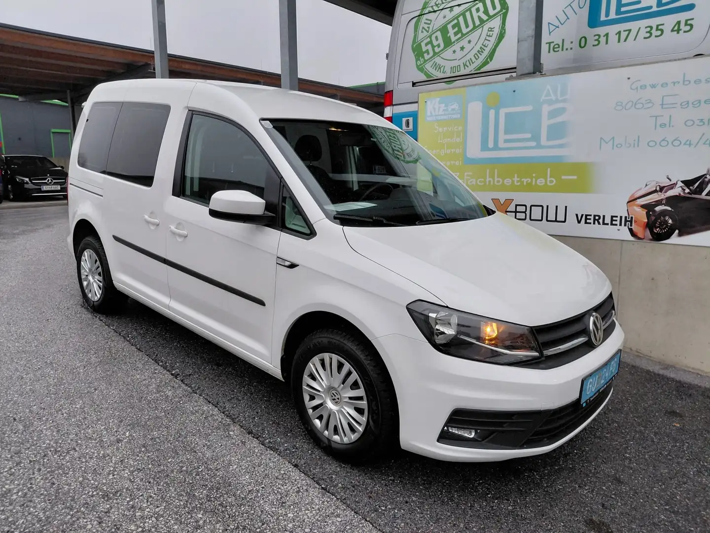 Volkswagen Caddy Weiß - 1