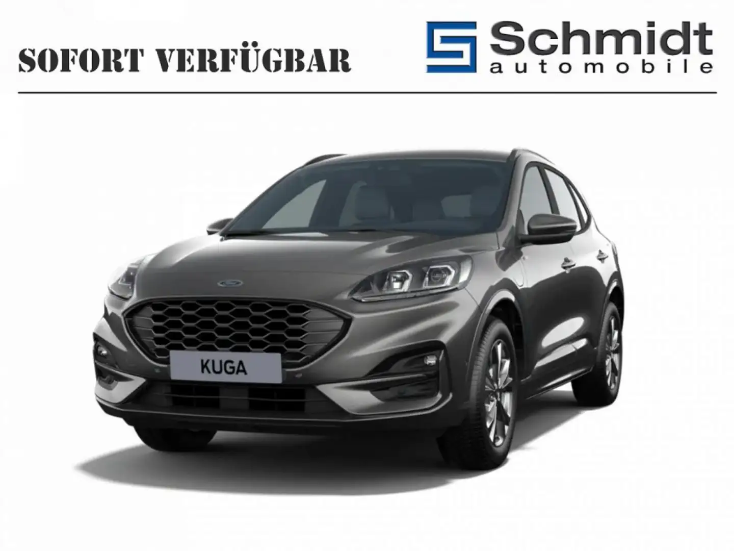Ford Kuga ST-Line 2,0 Eblue 120PS A8 AWD Gris - 1