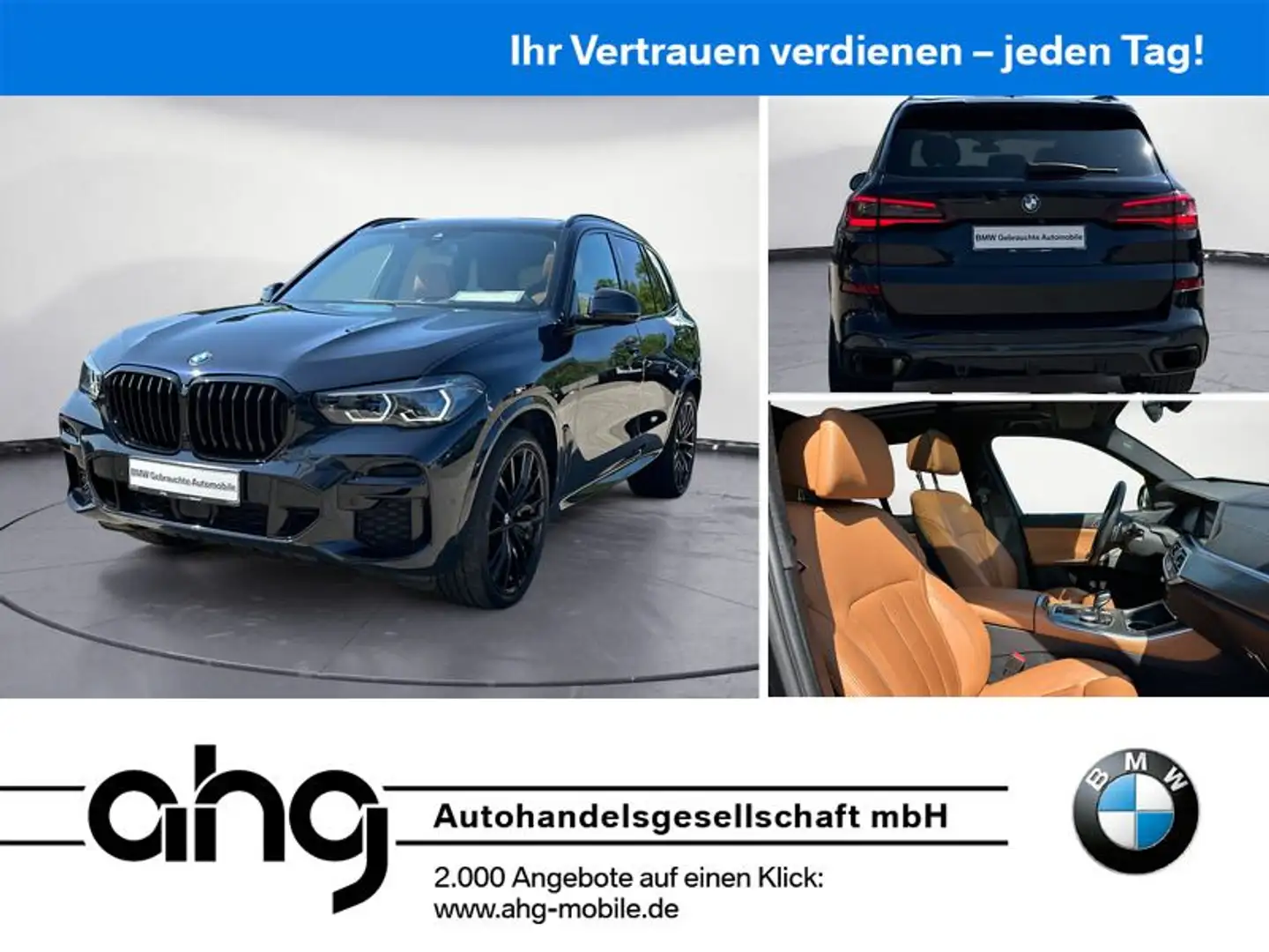 BMW X5 M X5 xDrive40d M Sportpaket Standheizung Laserlich Noir - 1