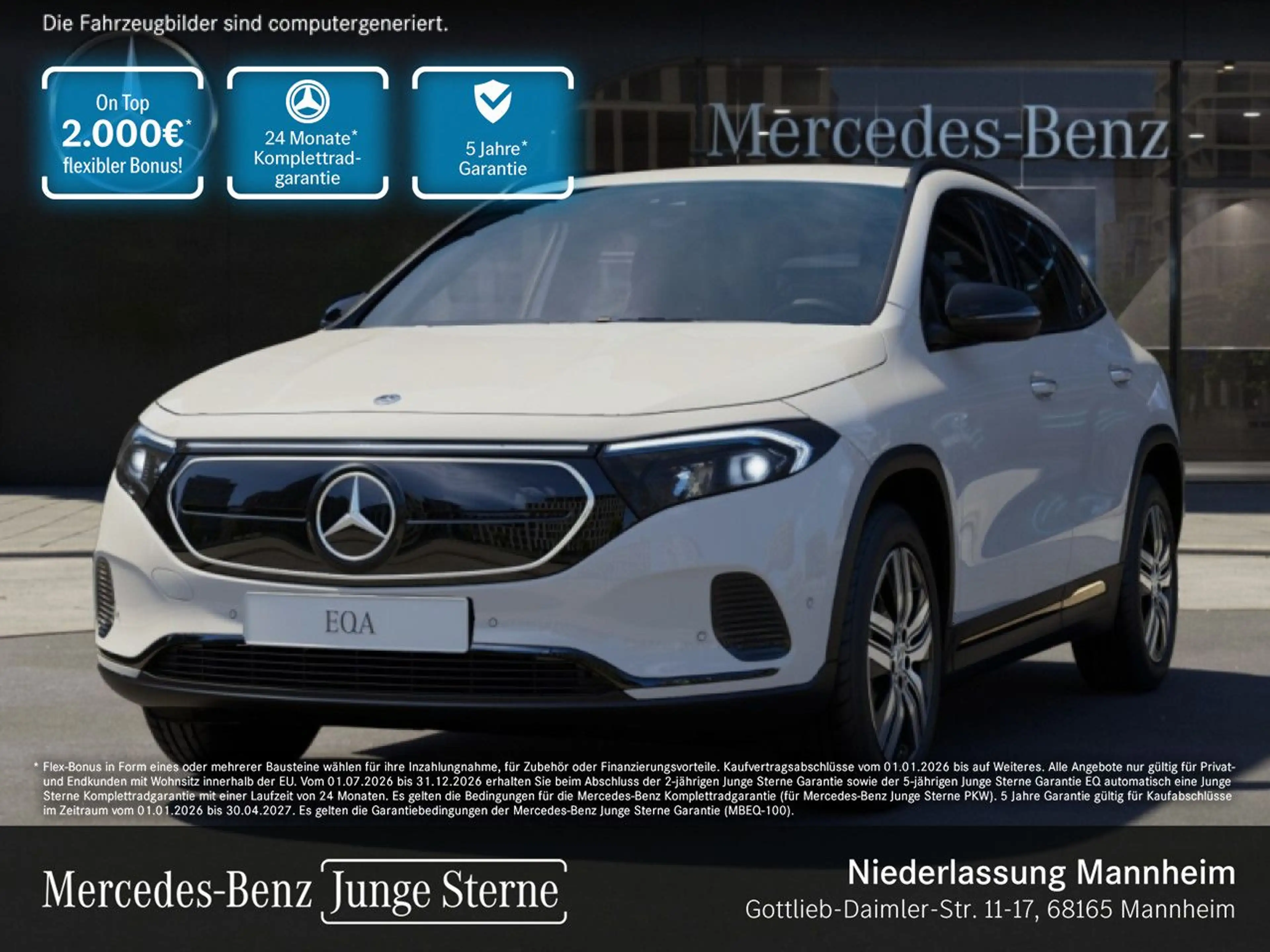 Mercedes-Benz EQA 250 ELECTRICART+NIGHT+PLUS-PAKET+KAMERA+SPUR