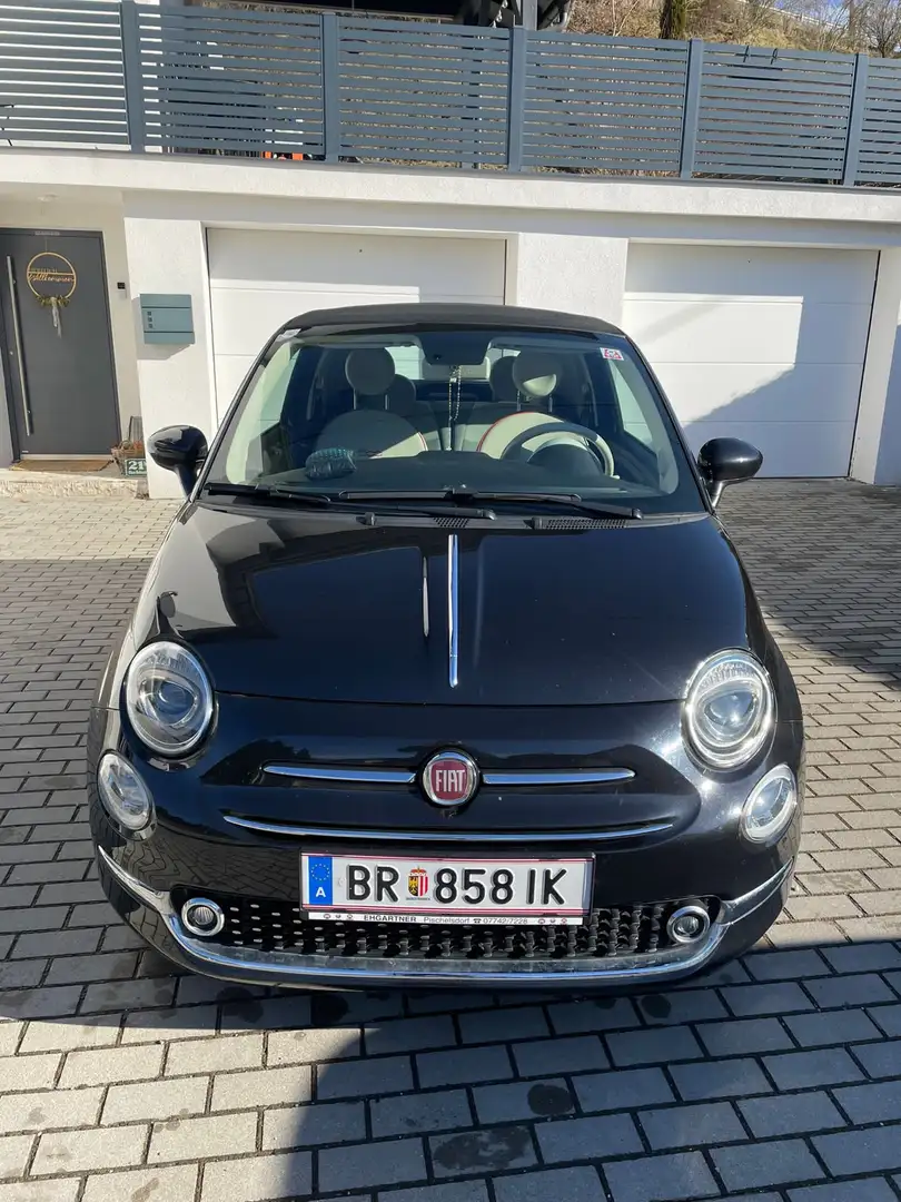 Fiat 500C ECO 1,2 69 Lounge Schwarz - 2