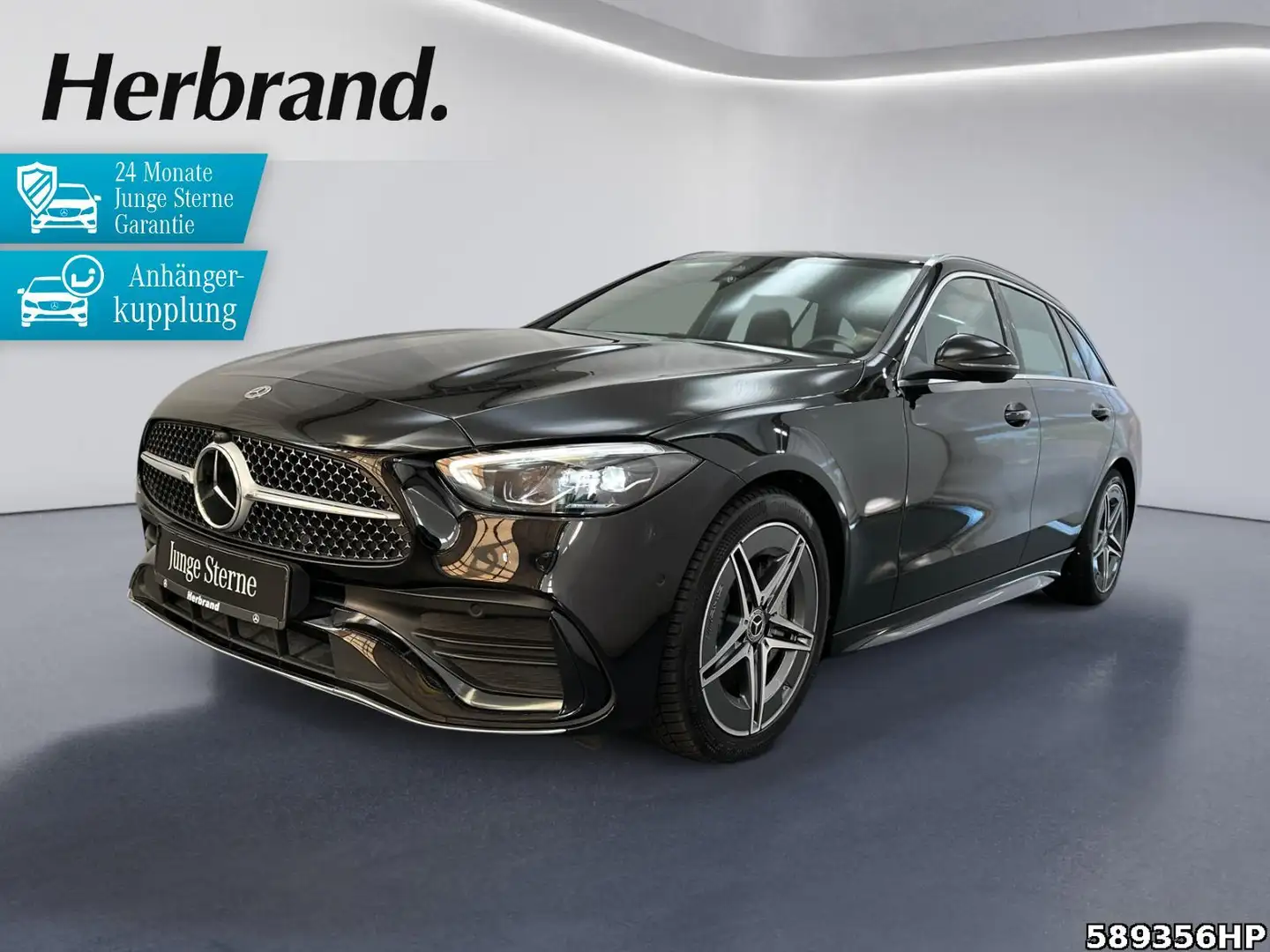 Mercedes-Benz C 220 d T AMG Line Anhängevorrichtung DISTRONIC Schwarz - 1