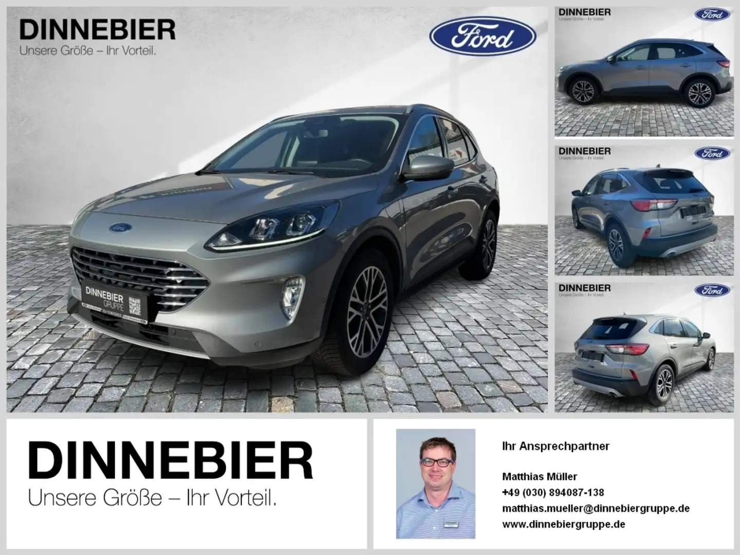 Ford Kuga Titanium Kamera+Navigation+Winterpaket Zilver - 1