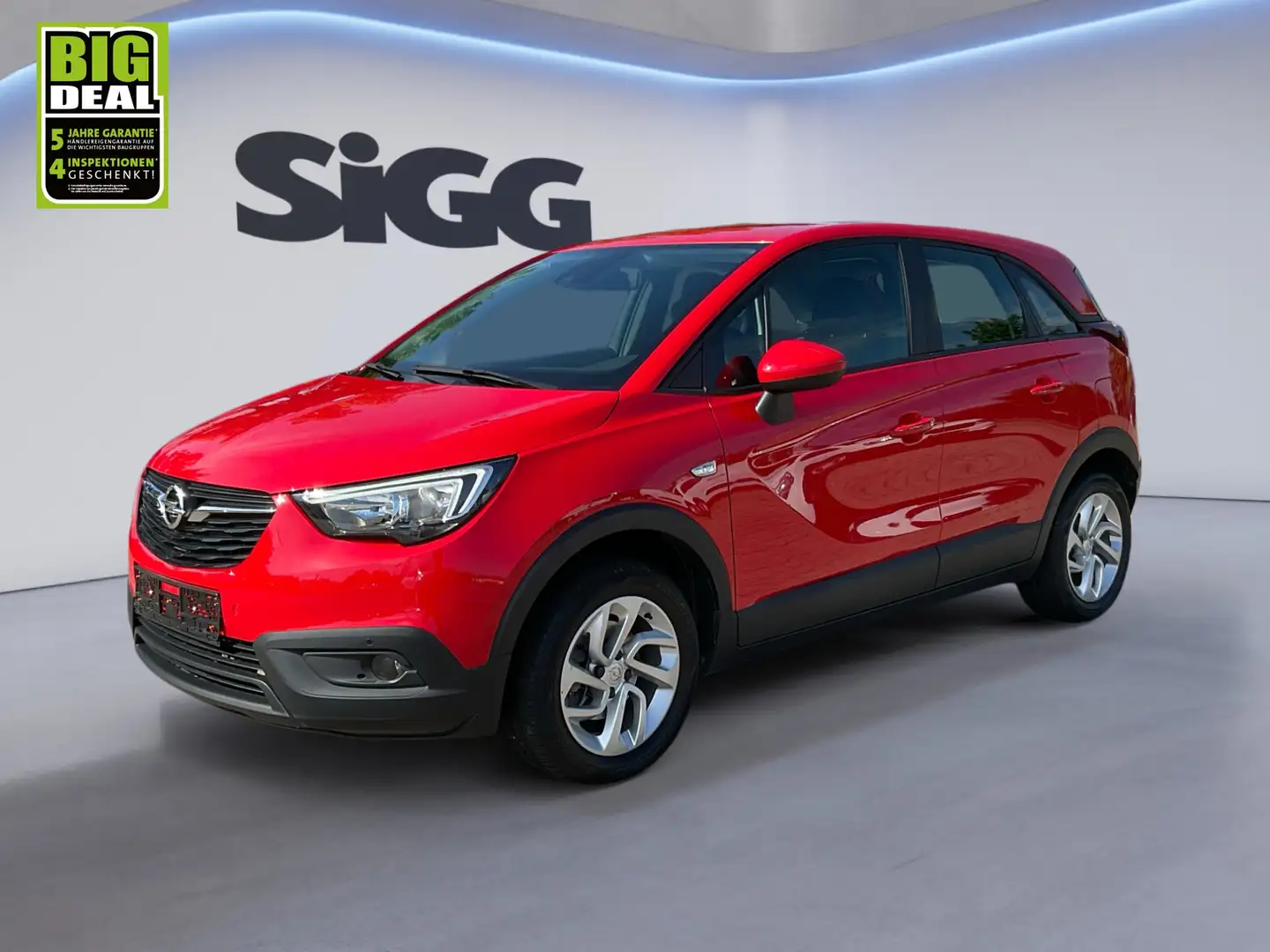 Opel Crossland 1.2 Turbo Edition Automatik nur 25497 KM Rot - 2