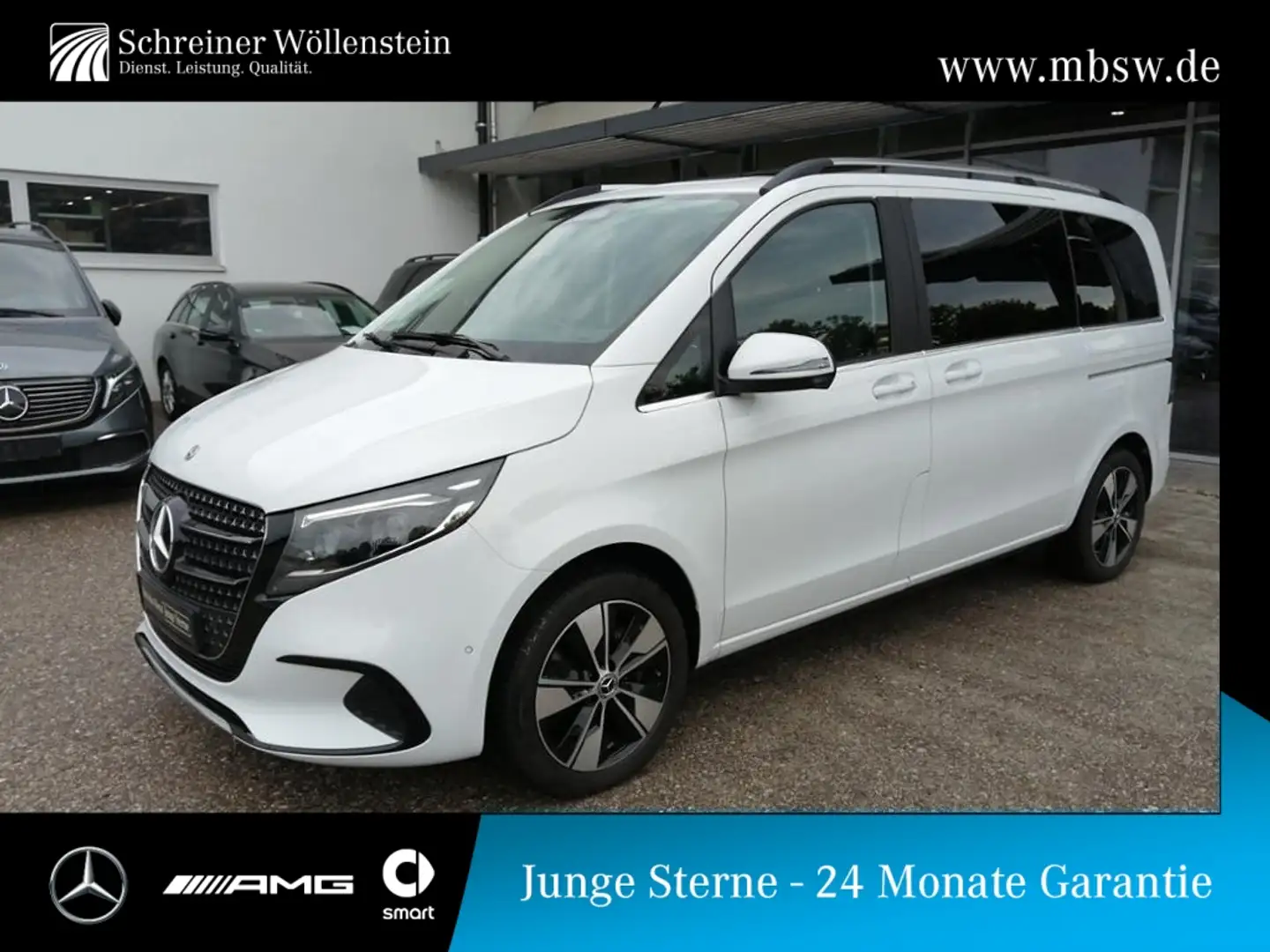 Mercedes-Benz V 220 d Avantgarde 4M K MBUX*Navi*Distronic*360° Weiß - 1