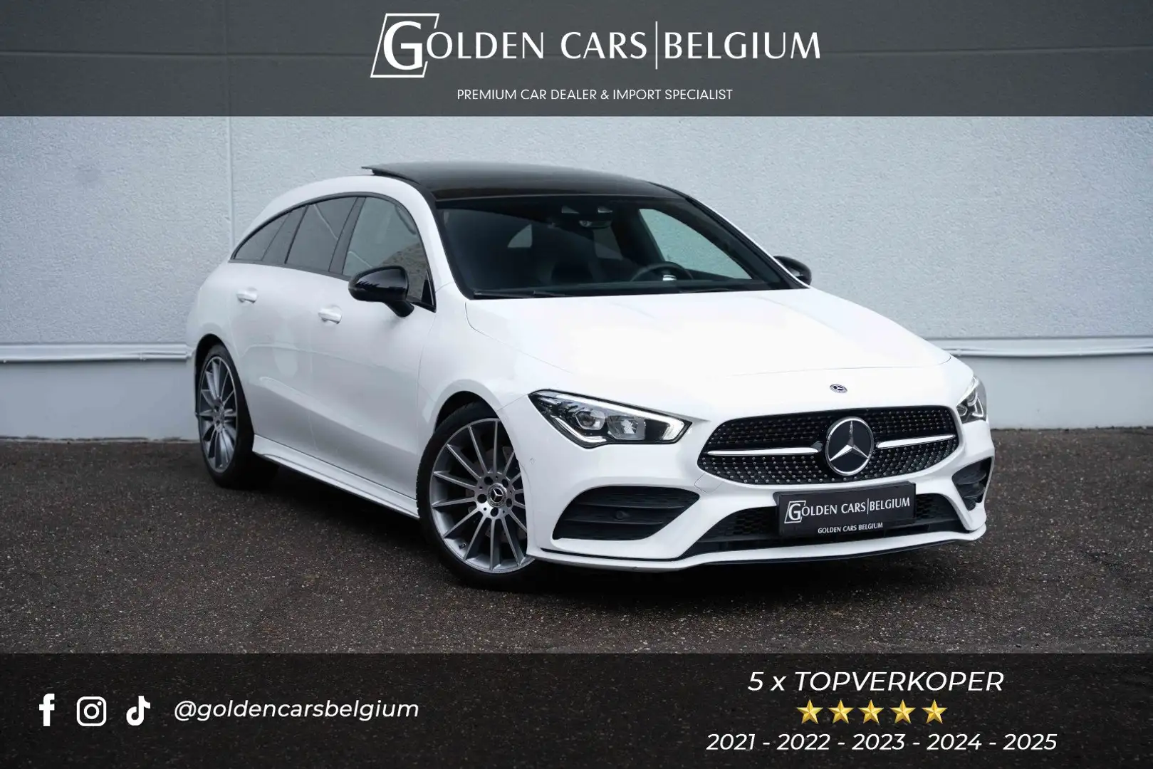 Mercedes-Benz CLA 200 SB AMG/PANO/WIDE/LED/19"/AMBIENTE/CAMERA/CARPLAY Blanc - 1