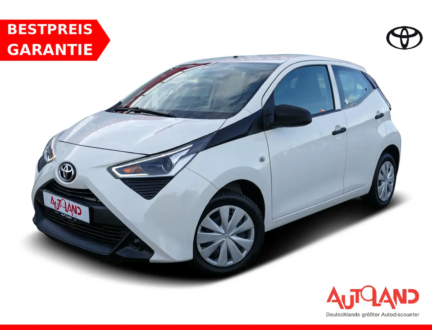 Toyota Aygo 1.0 x DAB Klima USB Bluetooth Weiß - 1
