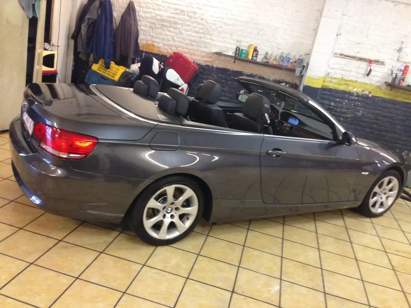 BMW 325 Cabriolet 325 dA Gris - 1