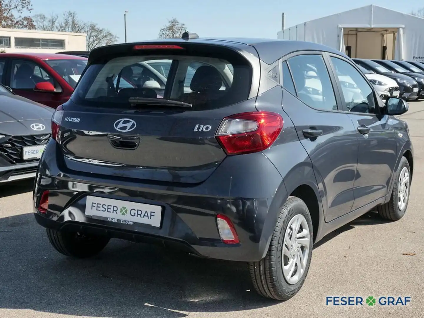 Hyundai i10 SELECT NAVI KAMERA CARPLAY KLIMA USB Grau - 2