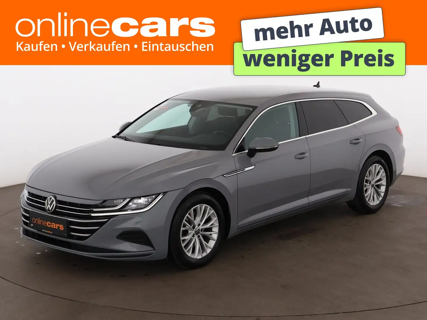 Volkswagen Arteon SB 2.0 TDI Aut LED RADAR NAVI ASSIST TEMP Grau - 1