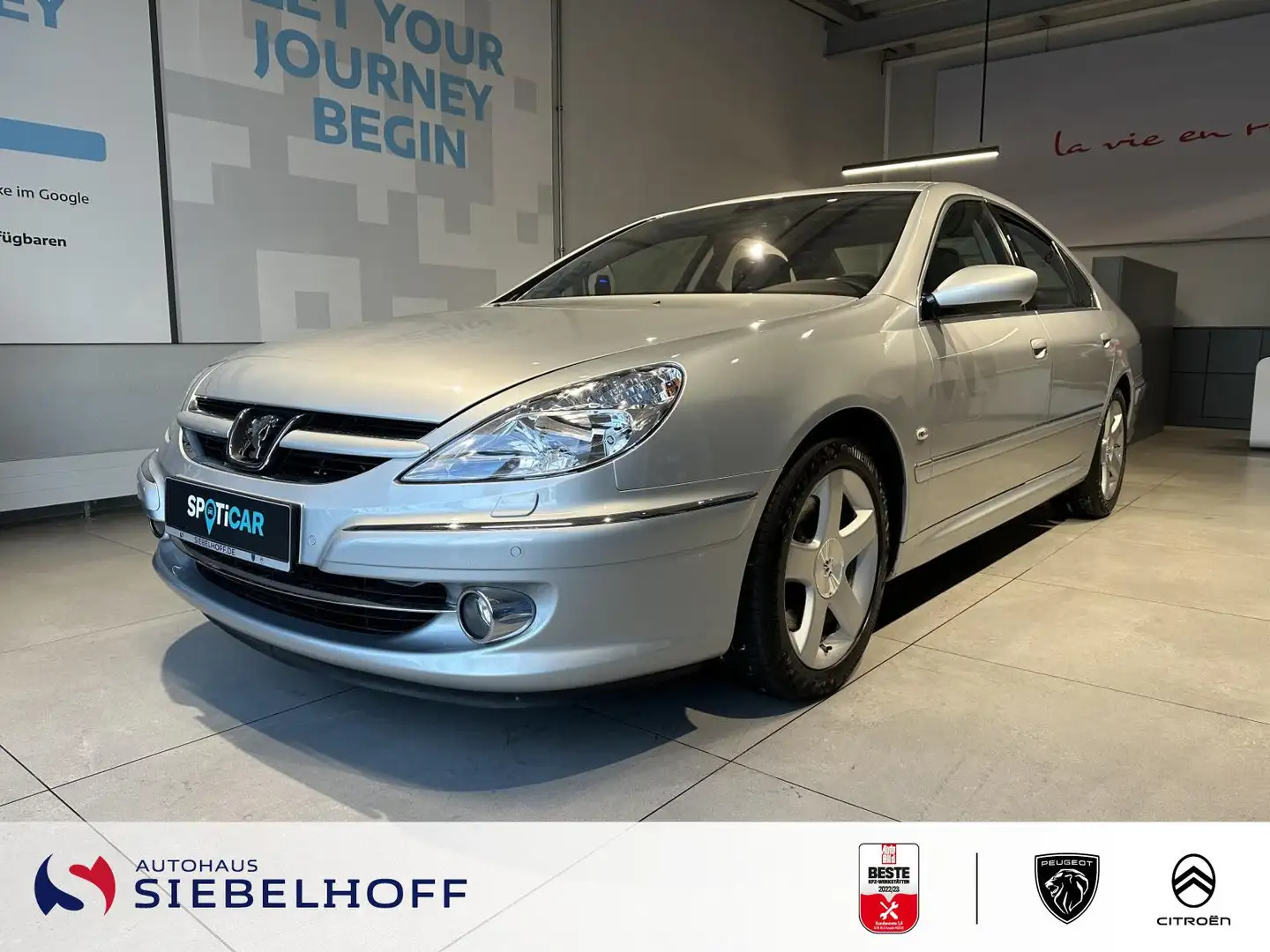 Peugeot 607 Platinum 2.7 V6 HDI Fap 205 *TOP-Zustand* Plateado - 2