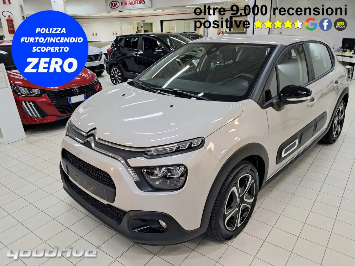 Citroen C3 PureTech 83 S&S Plus KM 9.100 Beige - 1