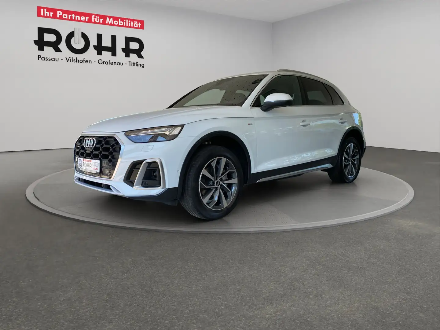 Audi Q5 S line (Matrix-LED.AHK.NAVI.SHZ.PDC.DAB.GRA) 40 TD Weiß - 2