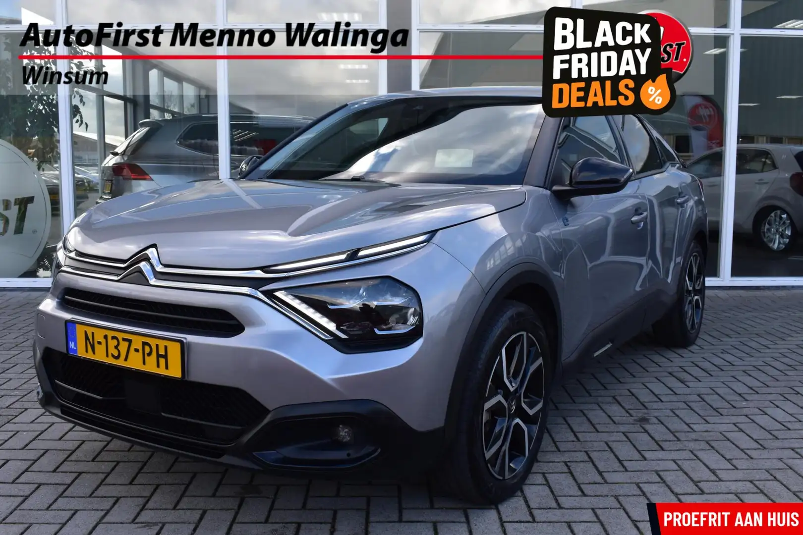 Citroen E-C4 Electric Feel Edition 50 kWh|SOH 91%|Navi|Cruise|Apple carp Szürke - 1