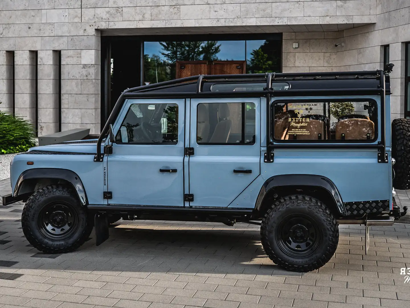Land Rover Defender 110" 5,7 V8 A/DE Zulassung Blau - 2