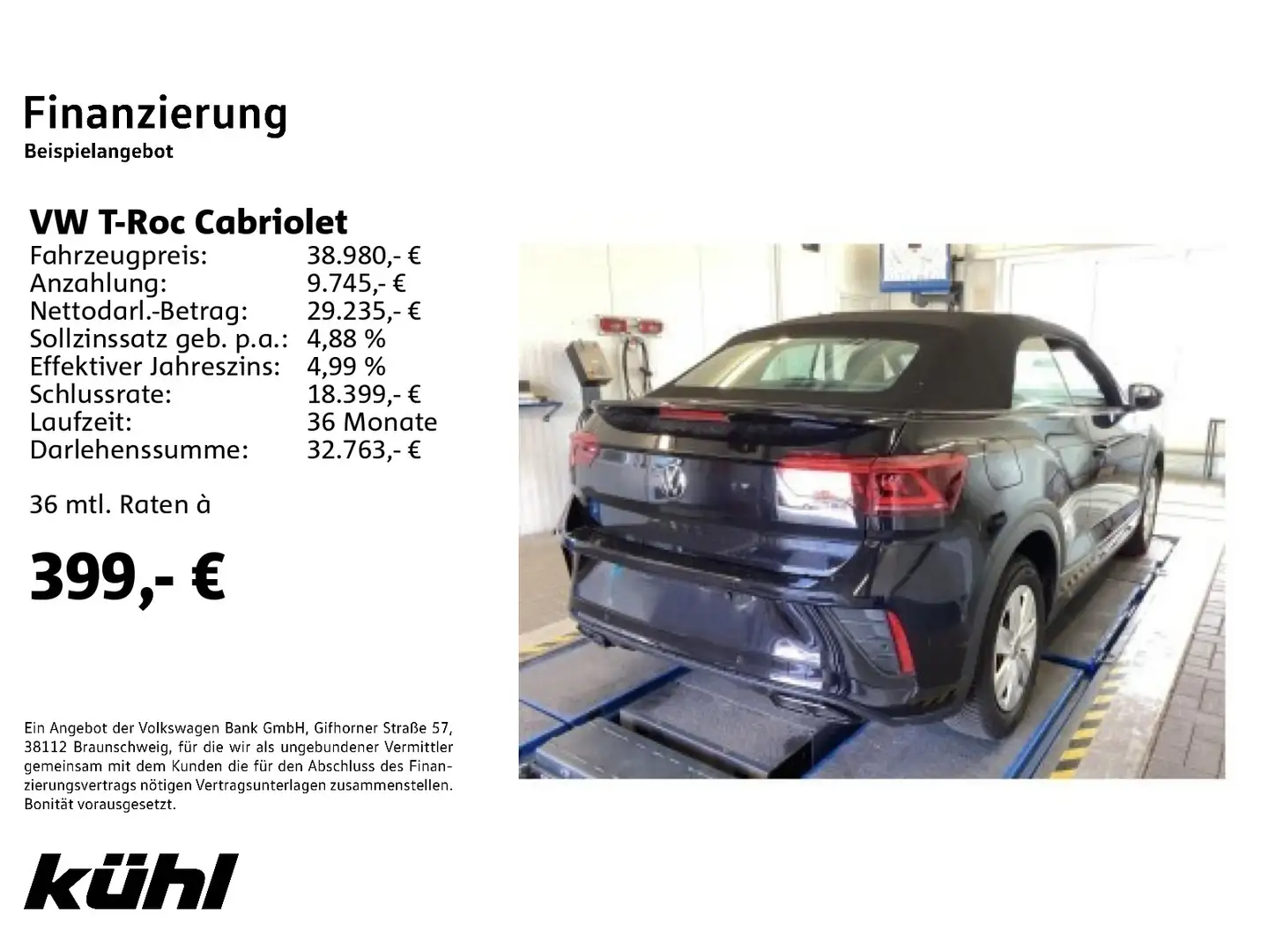 Volkswagen T-Roc 1.5 TSI DSG R-Line IQ-Light ACC Schwarz - 2