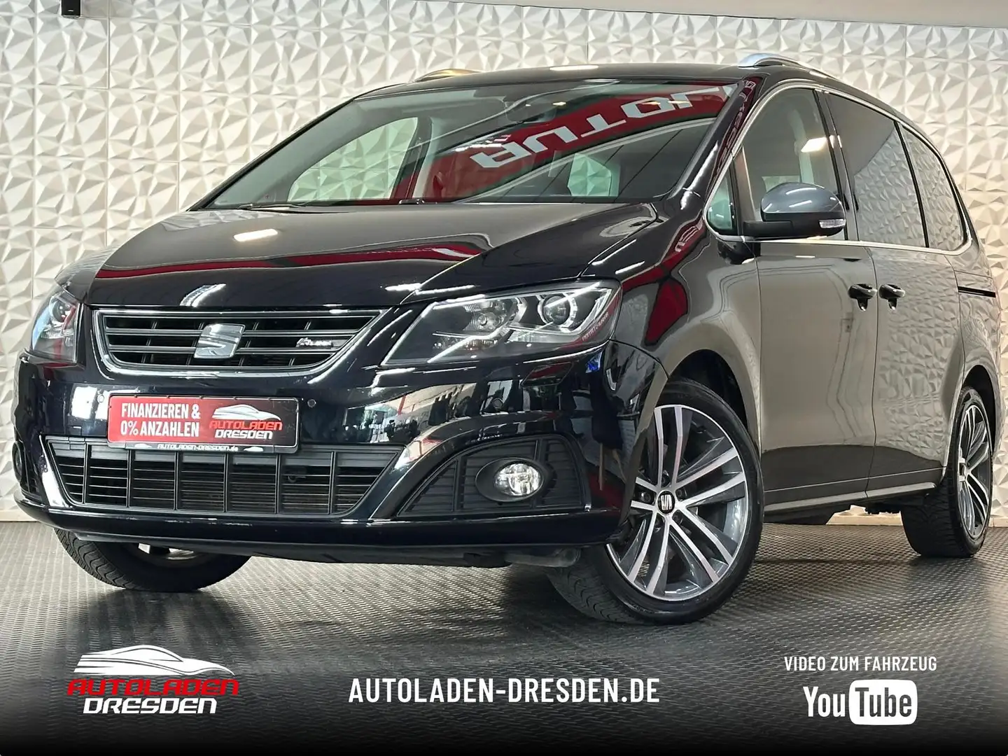 SEAT Alhambra 1.4TSI FR LINE *AHK#KEYL#TEMP#SHZ#BiXEN Schwarz - 1