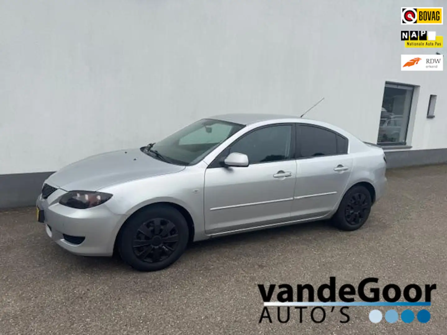 Mazda 3 1.6 Touring Sportline, '06, airco, navi, apk tot j Gris - 1
