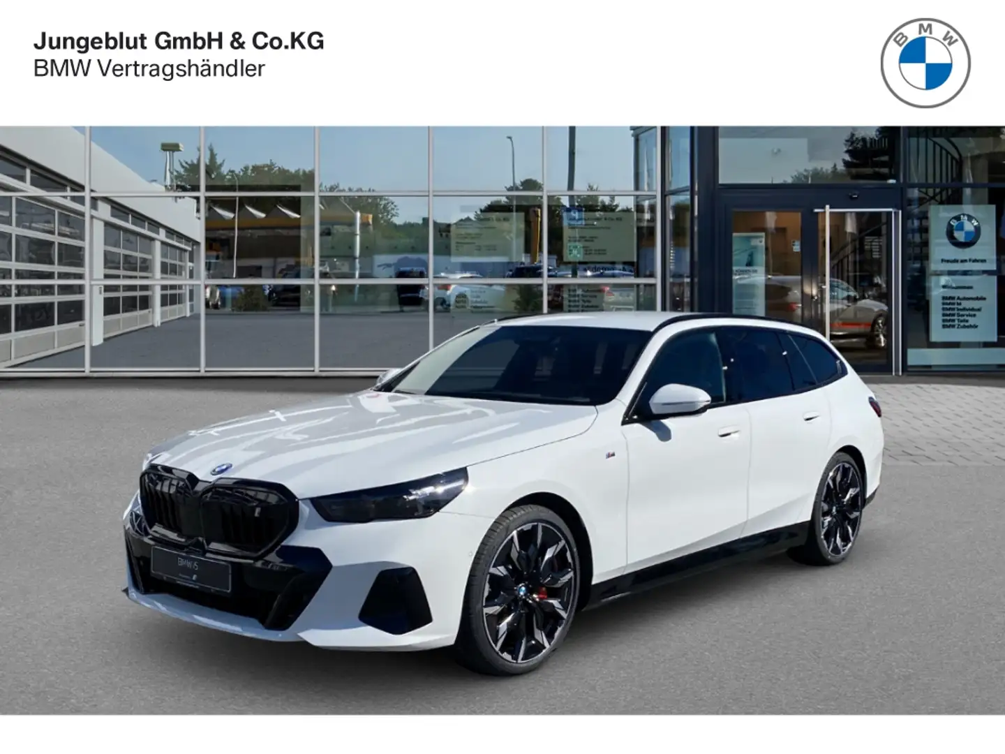 BMW i5 xDrive40 Touring M Sport Pro Live CockpitPro/AHK/D Weiß - 1