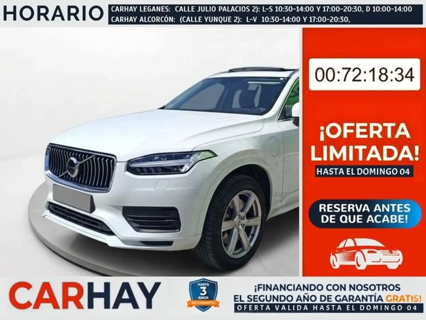Volvo XC90 T8 Twin Business Plus AWD Aut. Blanco - 1