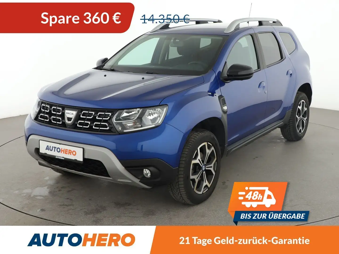 Dacia Duster 1.3 TCe Celebration*NAVI*TEMPO*CAM*PDC* Bleu - 1