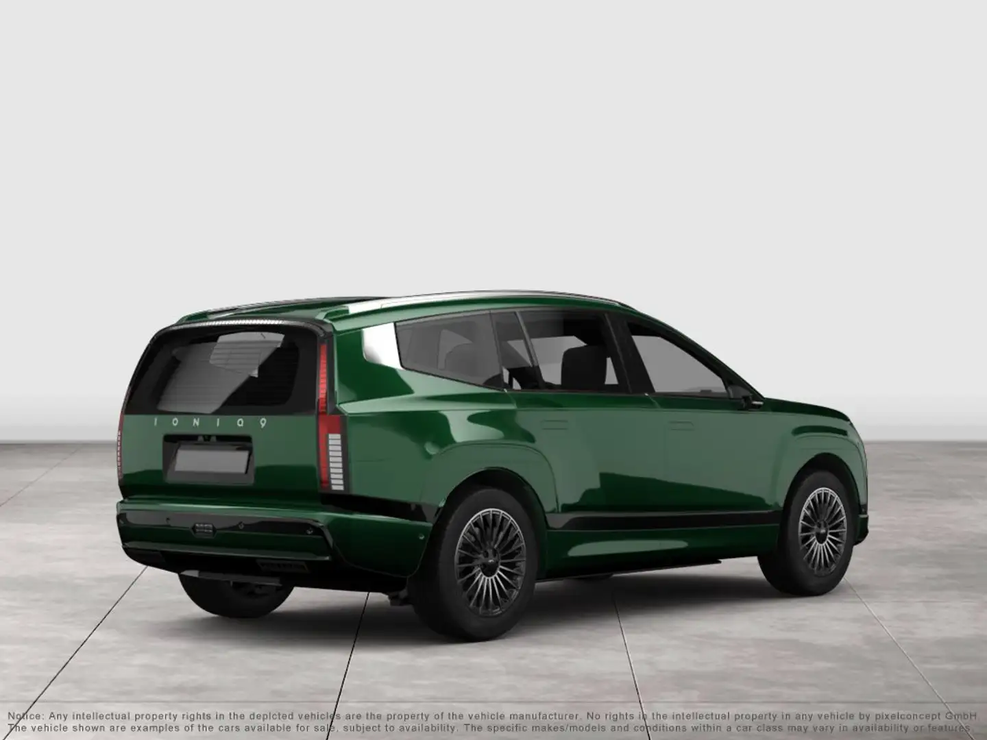 Hyundai IONIQ 9 6-Sitzer (MY26) 110 kW 226 kW 4WD Uniq Zelená - 2