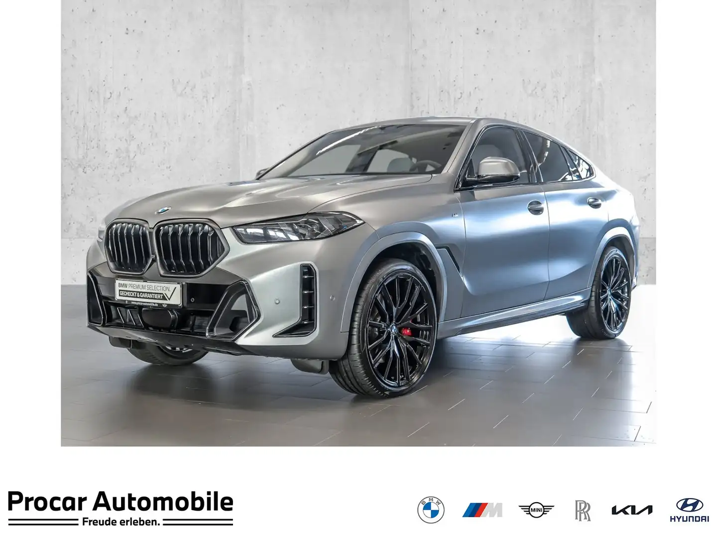 BMW X6 xDrive30d M Sport HUD PANO RFK NAVI LED Grau - 1